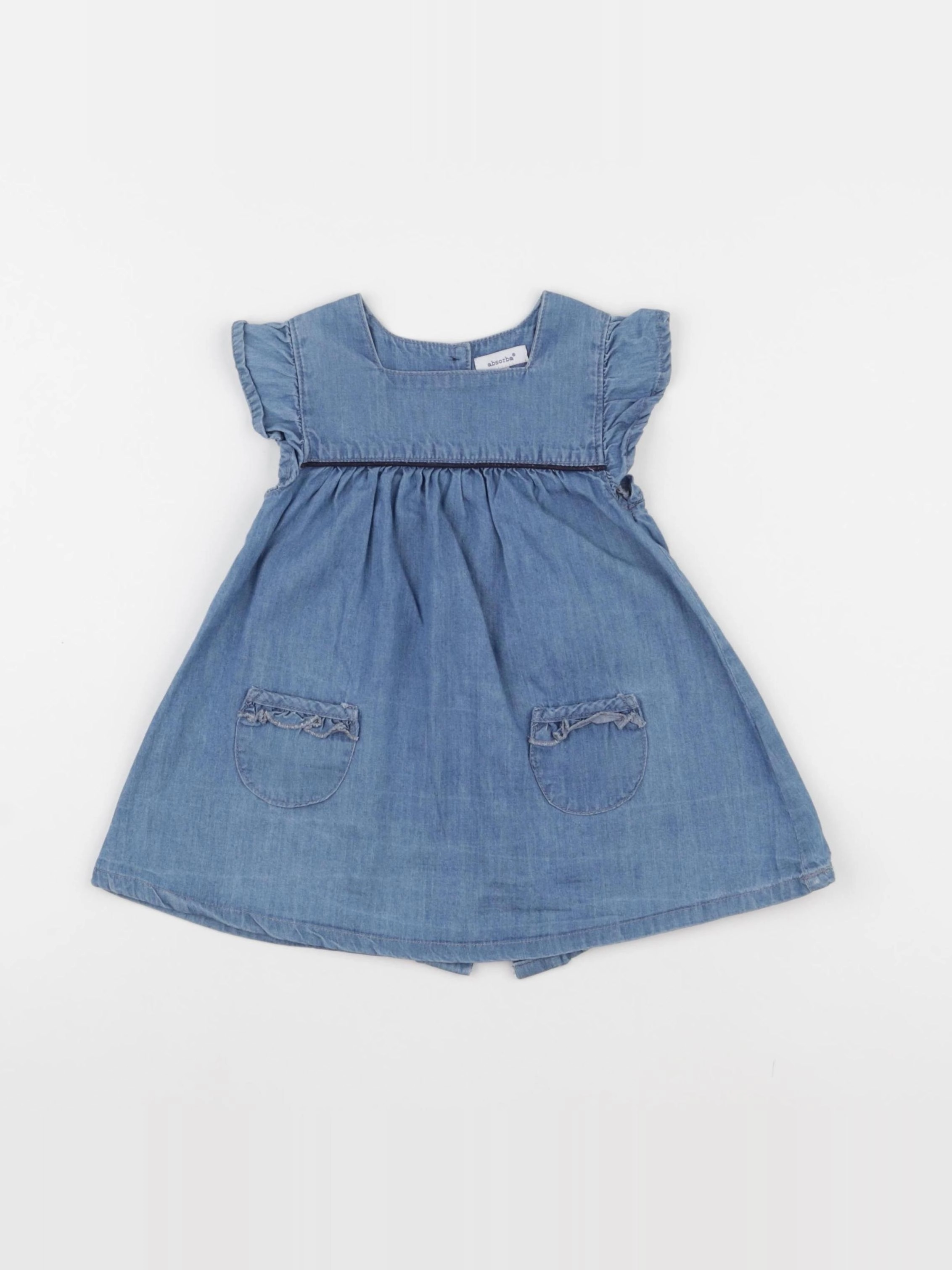 Absorba - robe bleu - 9 mois