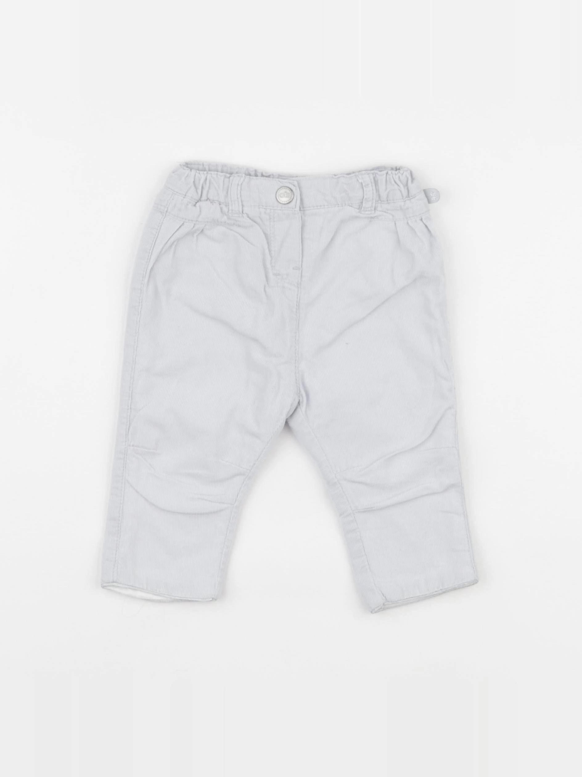 Obaïbi - pantalon doublé gris - 6 mois