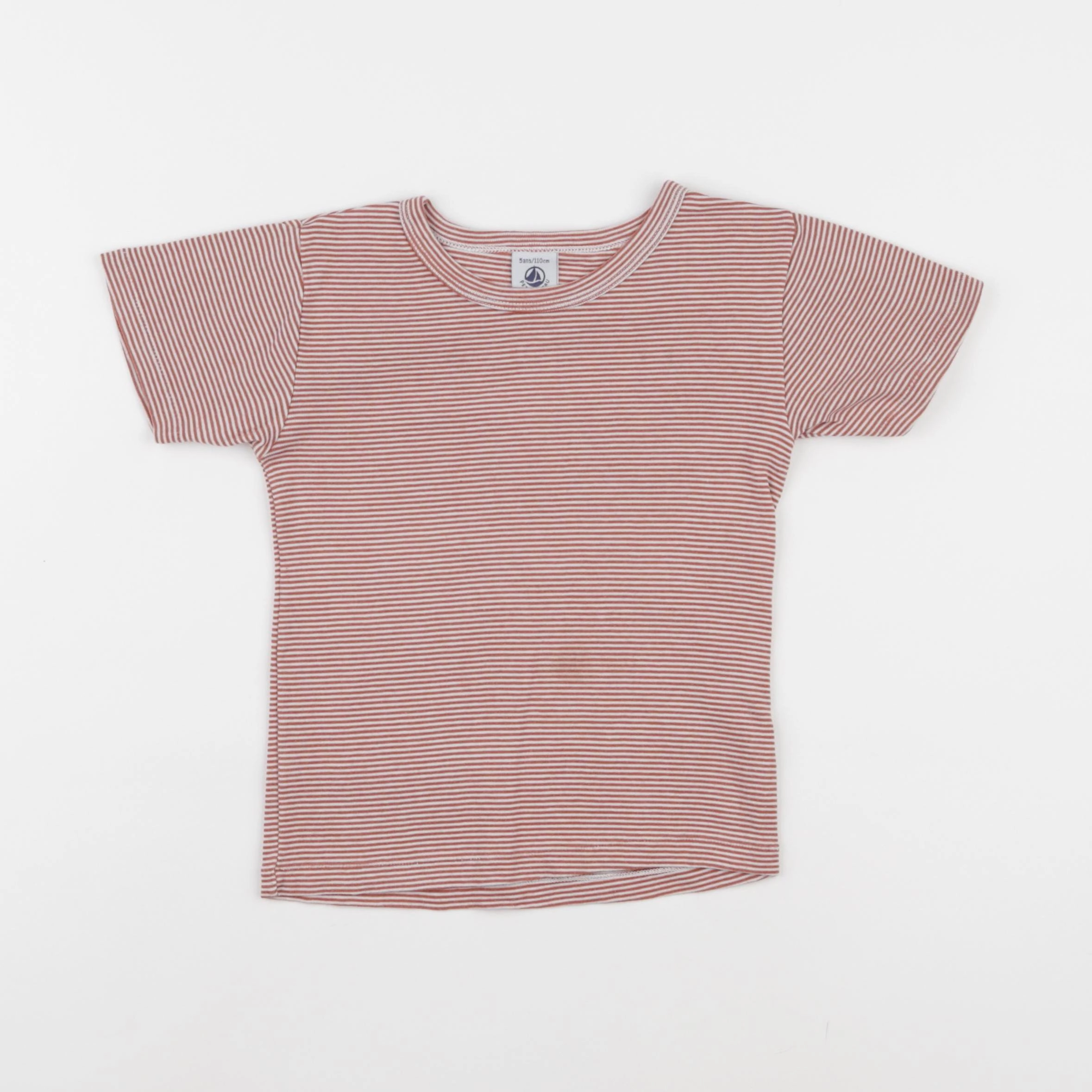 Petit Bateau - maillot de corps rouge - 5 ans