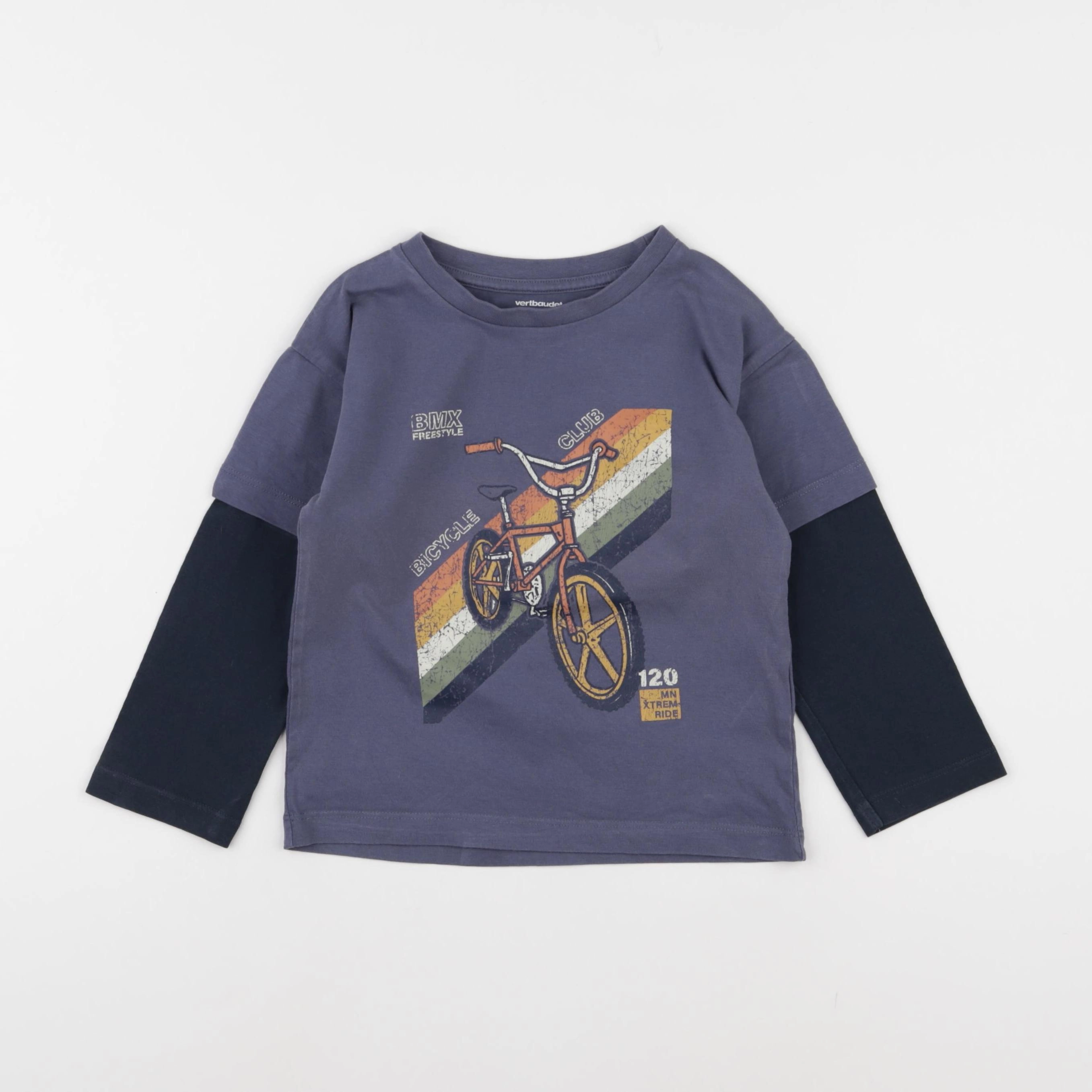 Vertbaudet - tee-shirt multicolore - 4 ans