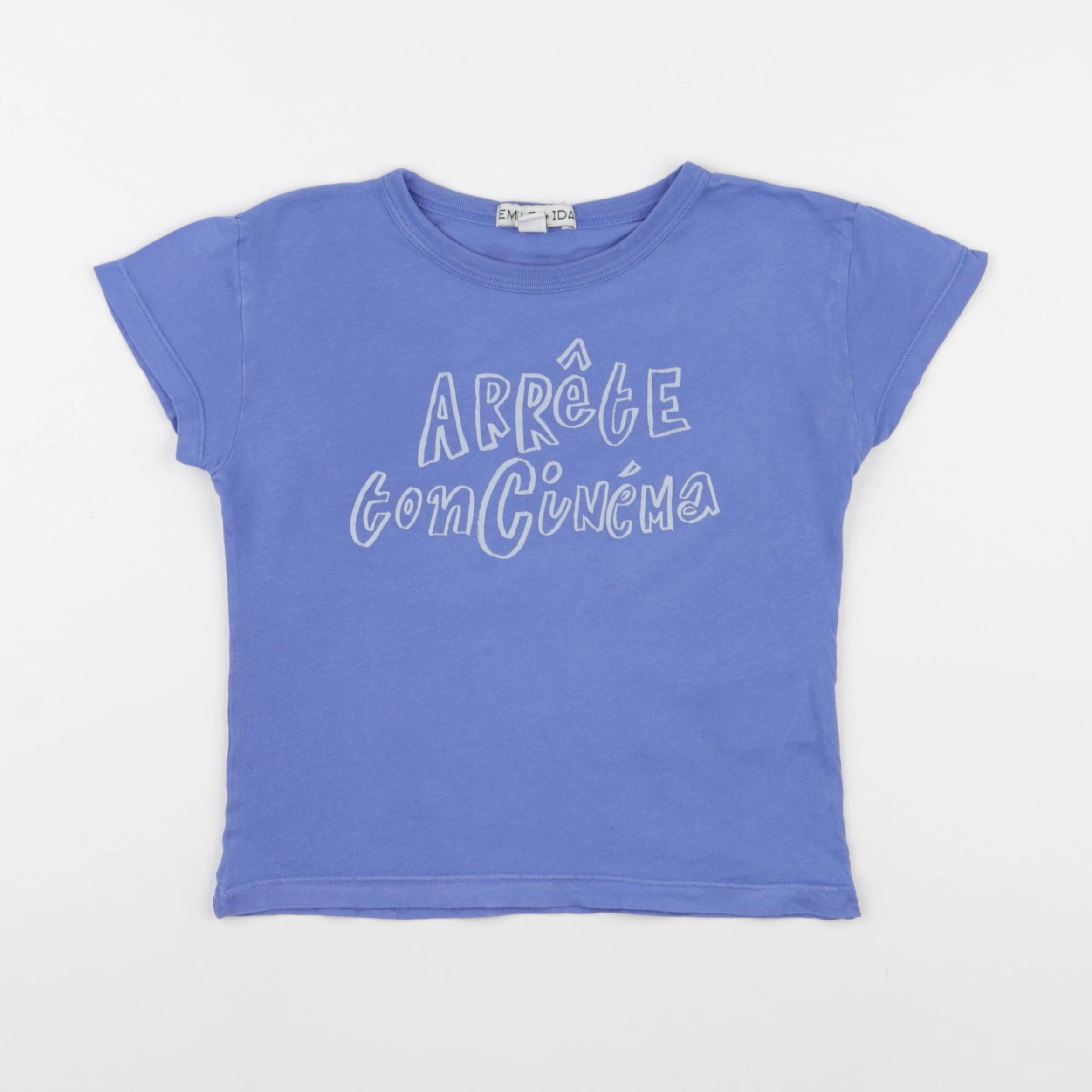 Emile et Ida - tee-shirt bleu - 4 ans