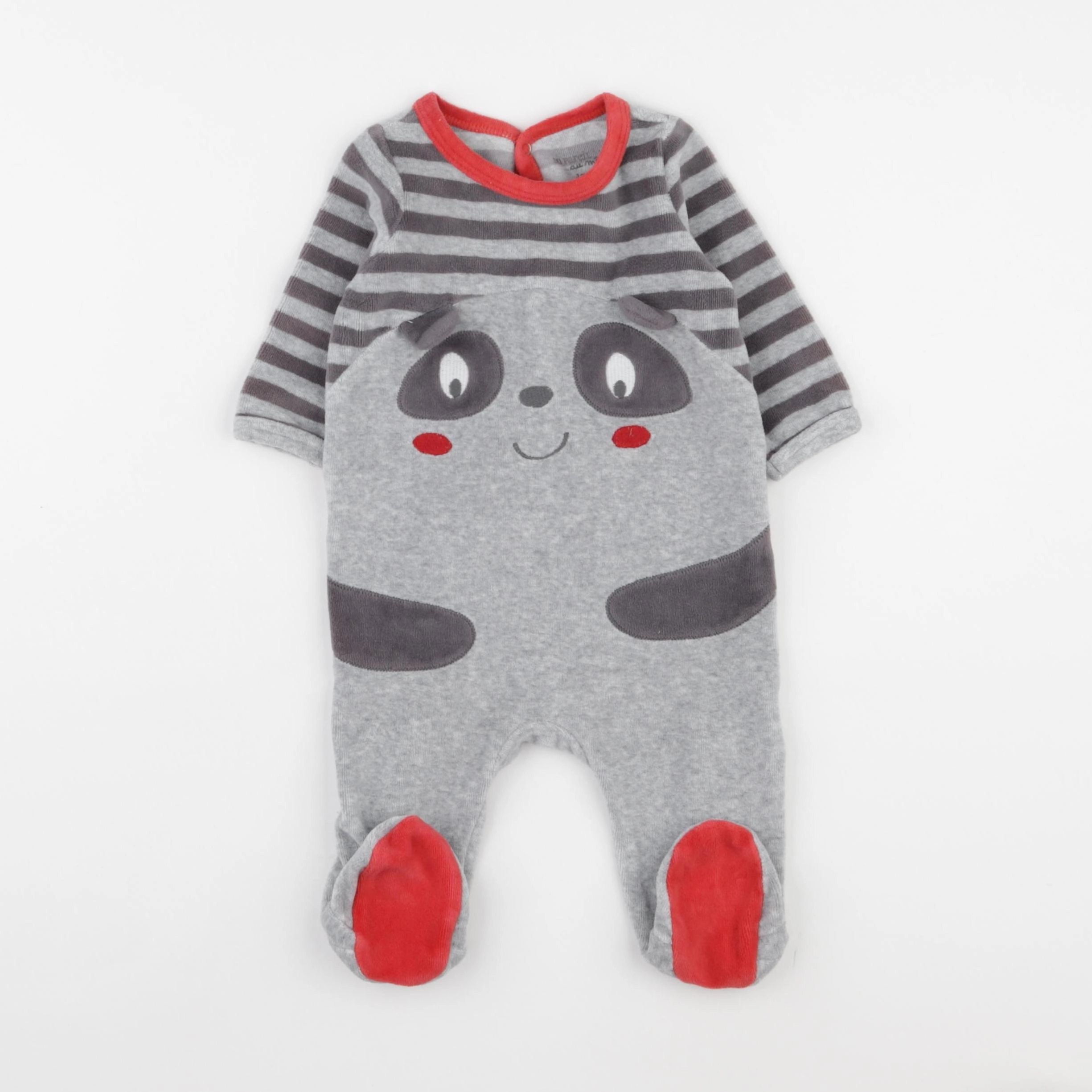 DPAM - pyjama velours multicolore - 3 mois