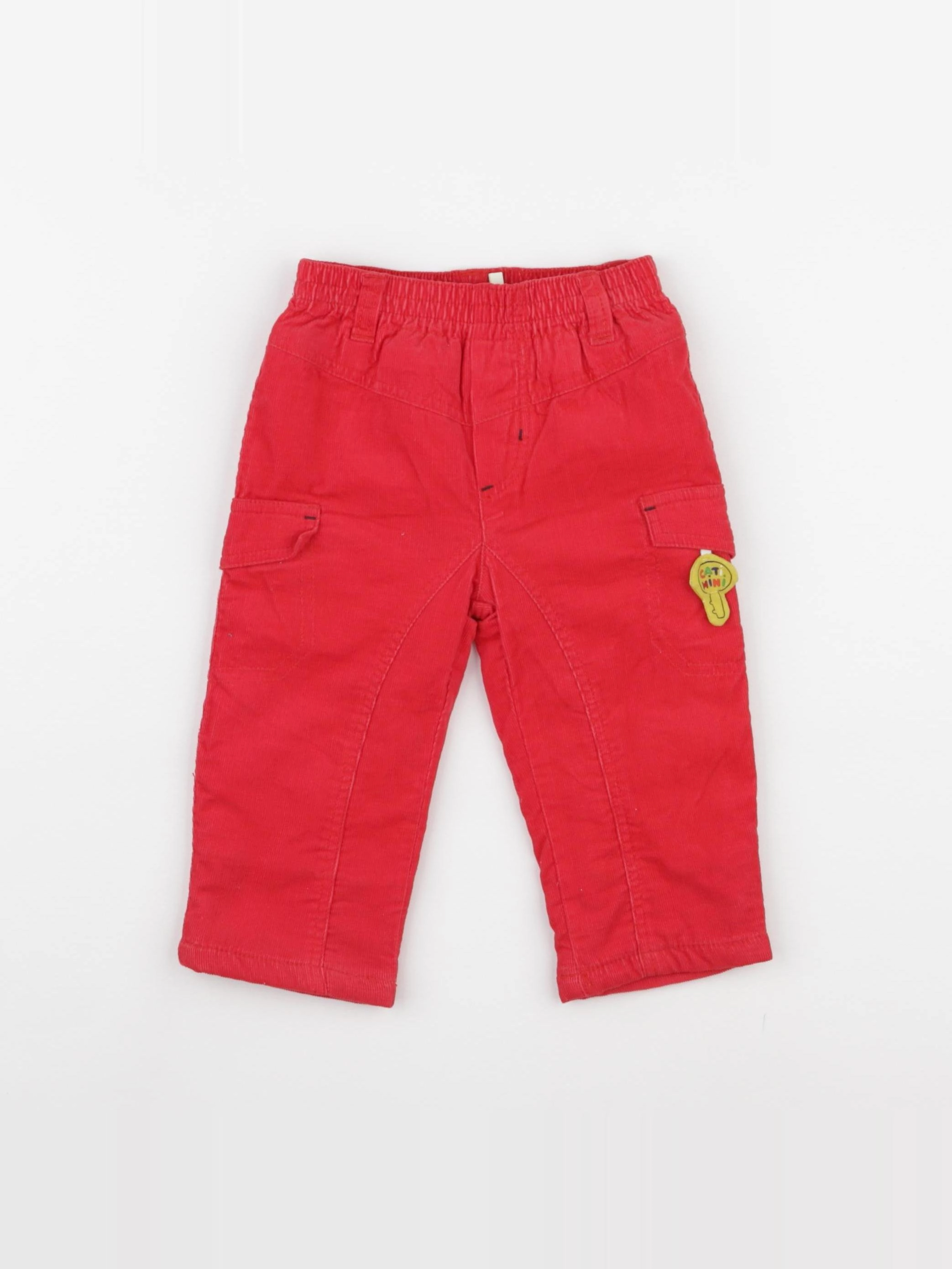 Catimini - pantalon rouge - 9 mois