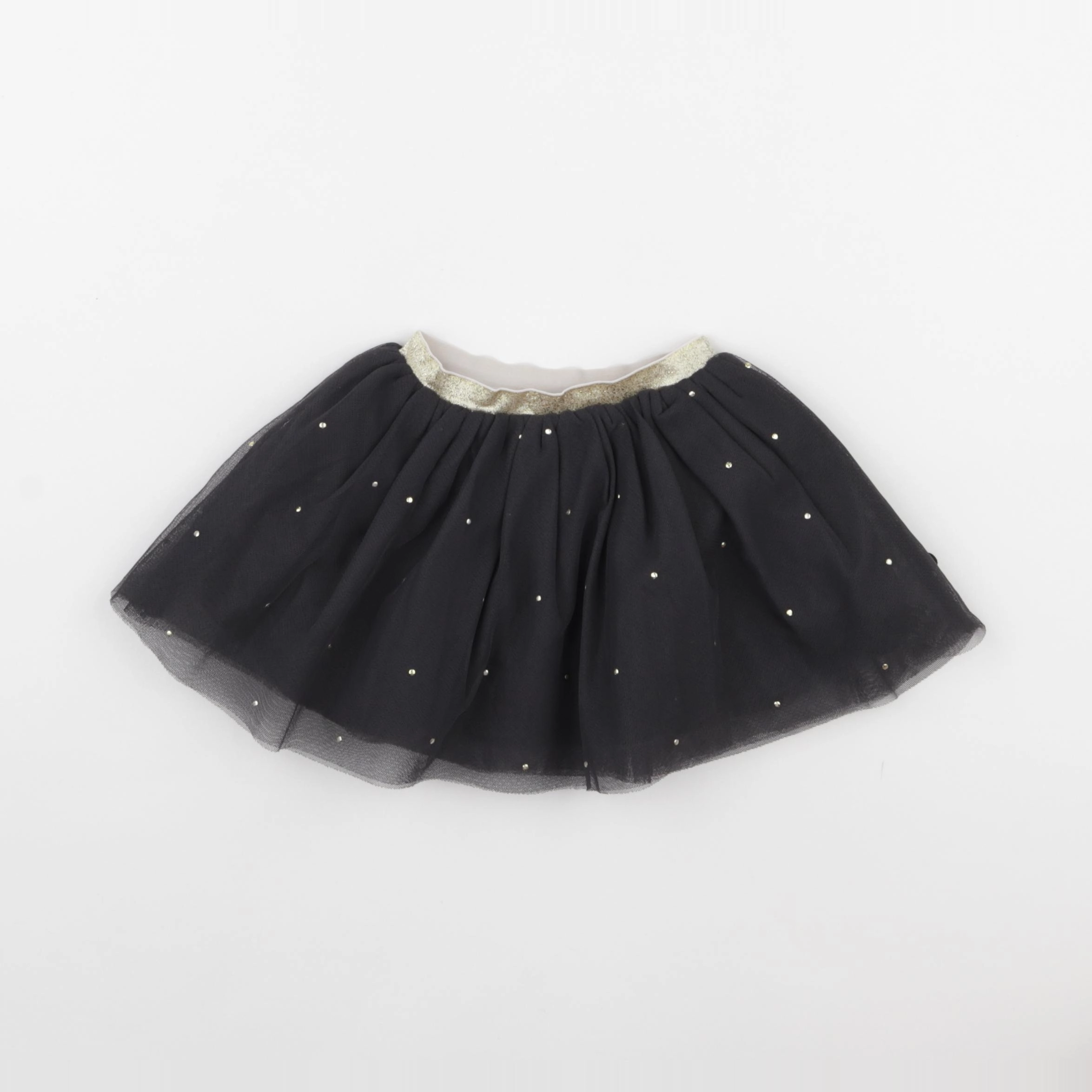 Obaïbi - jupe noir, or - 12 mois