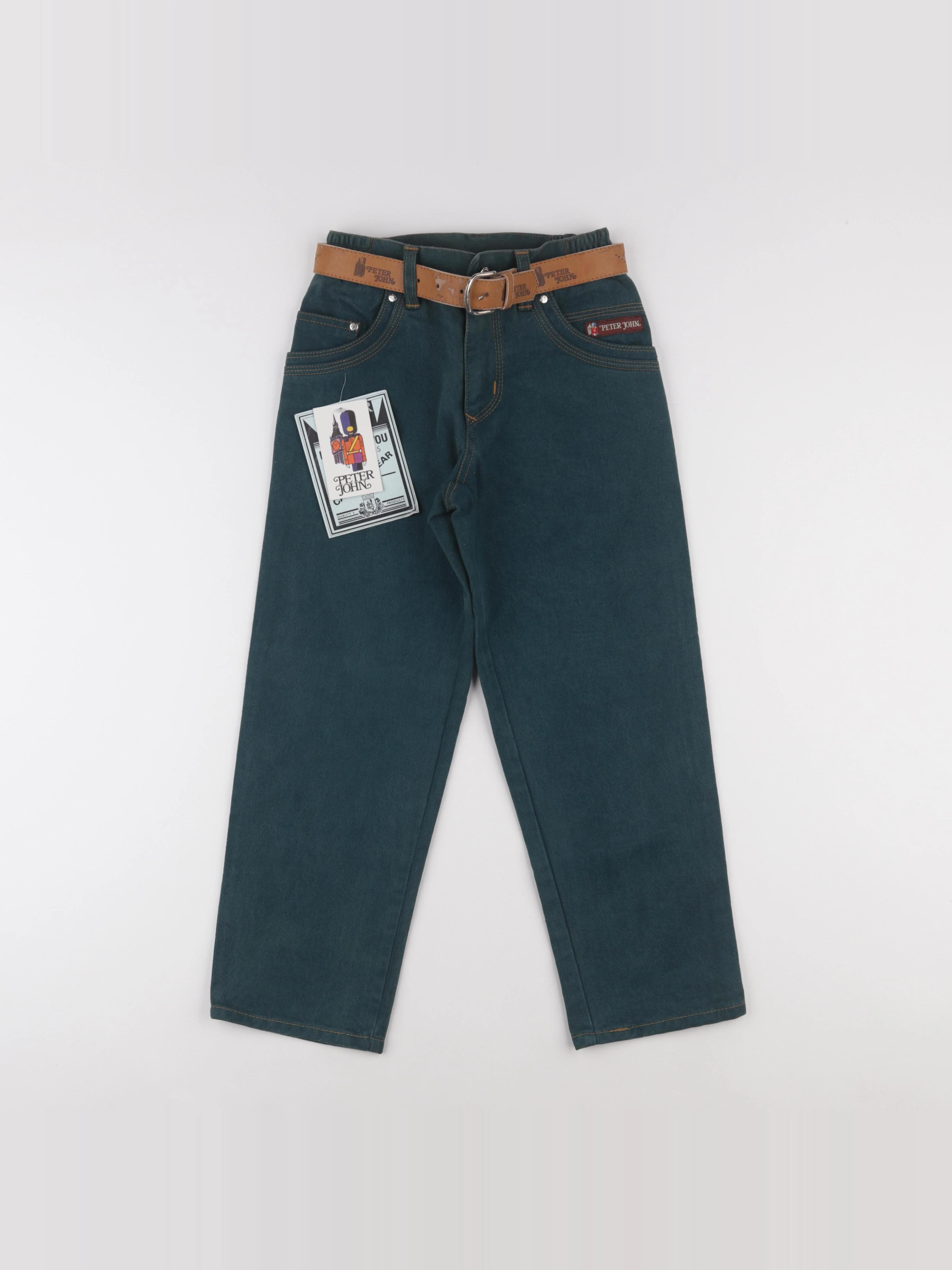 Vintage - jean vert - 7 ans