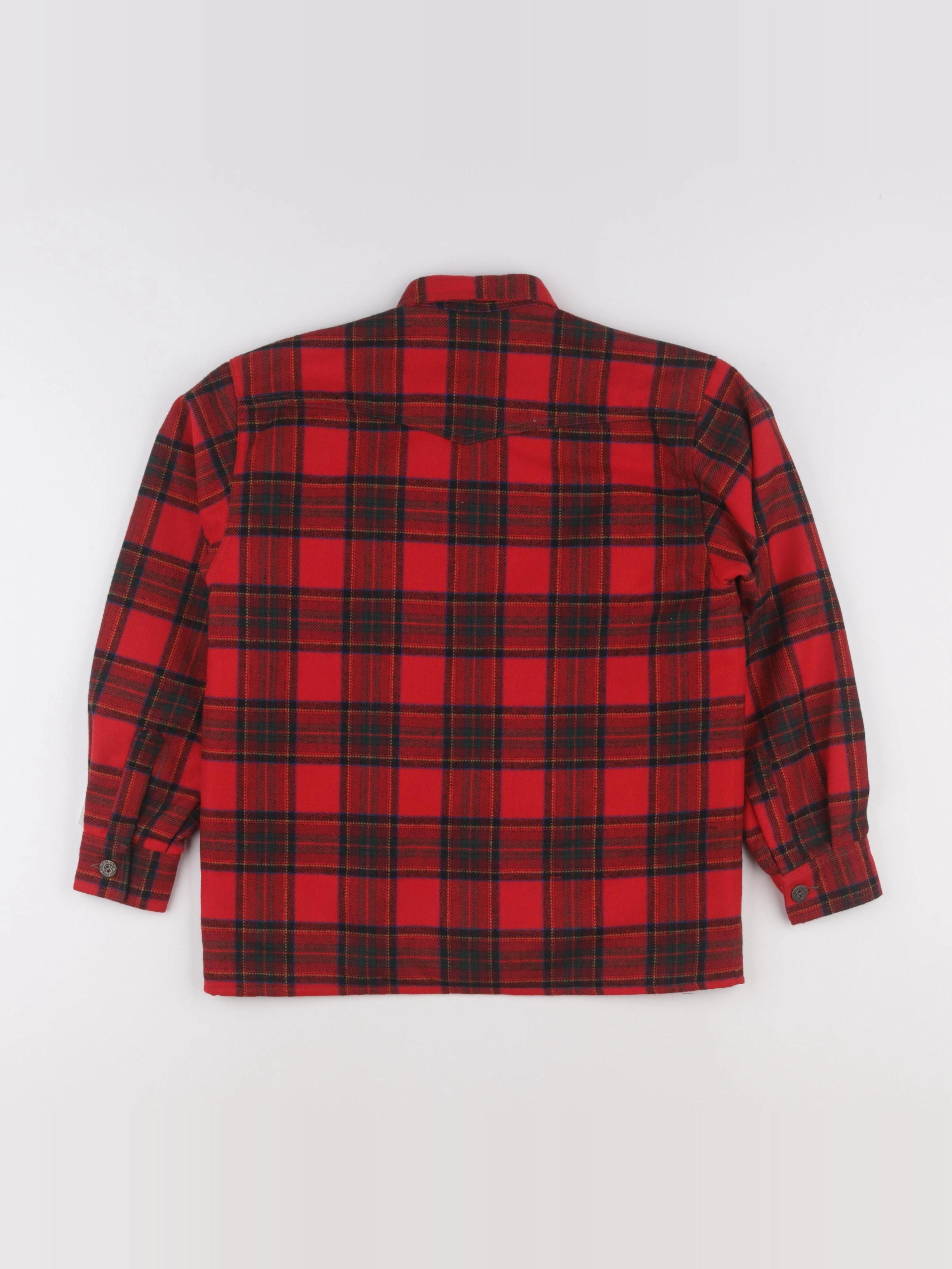 Vintage - sur-chemise rouge - 8 ans