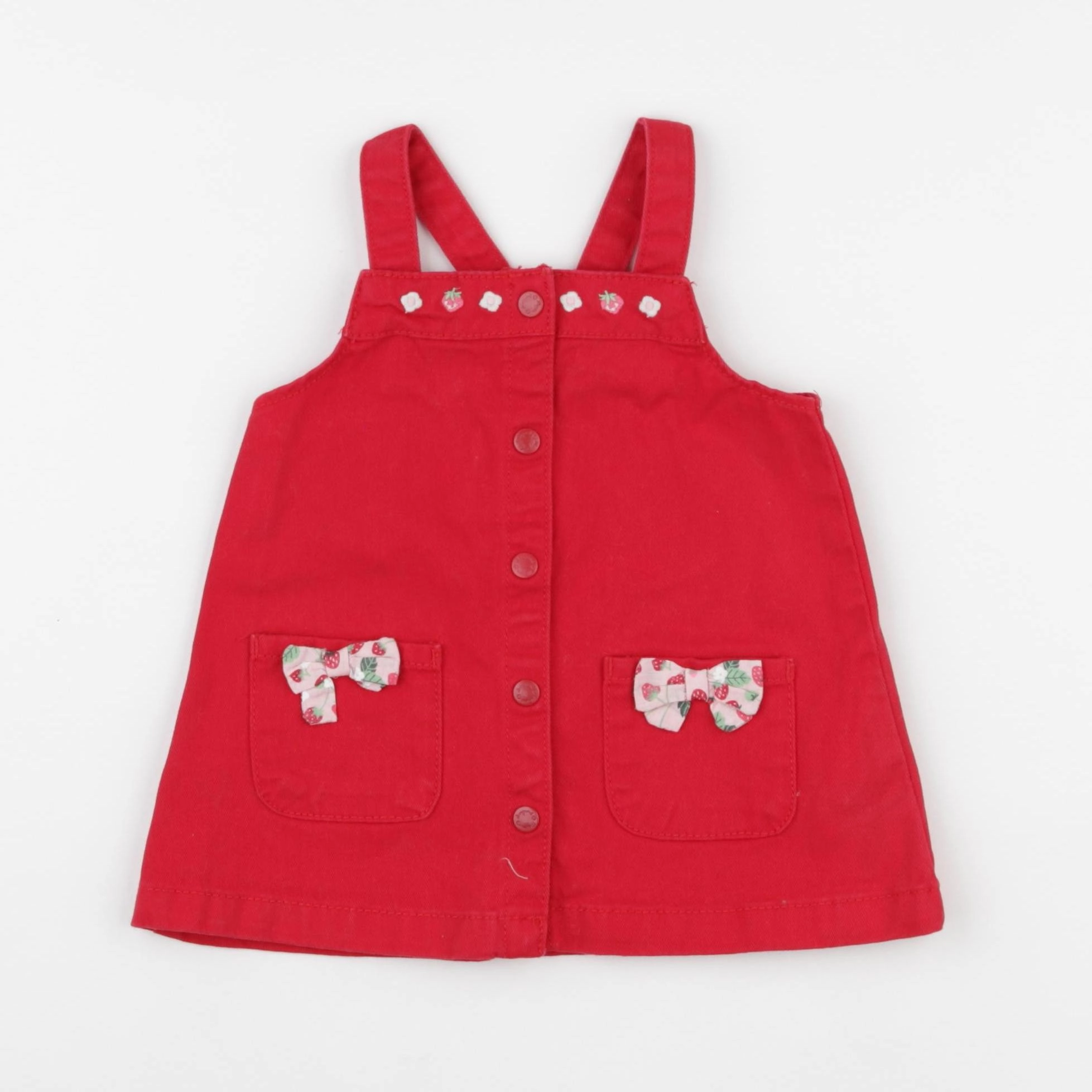 Sergent Major - robe rouge - 9 mois