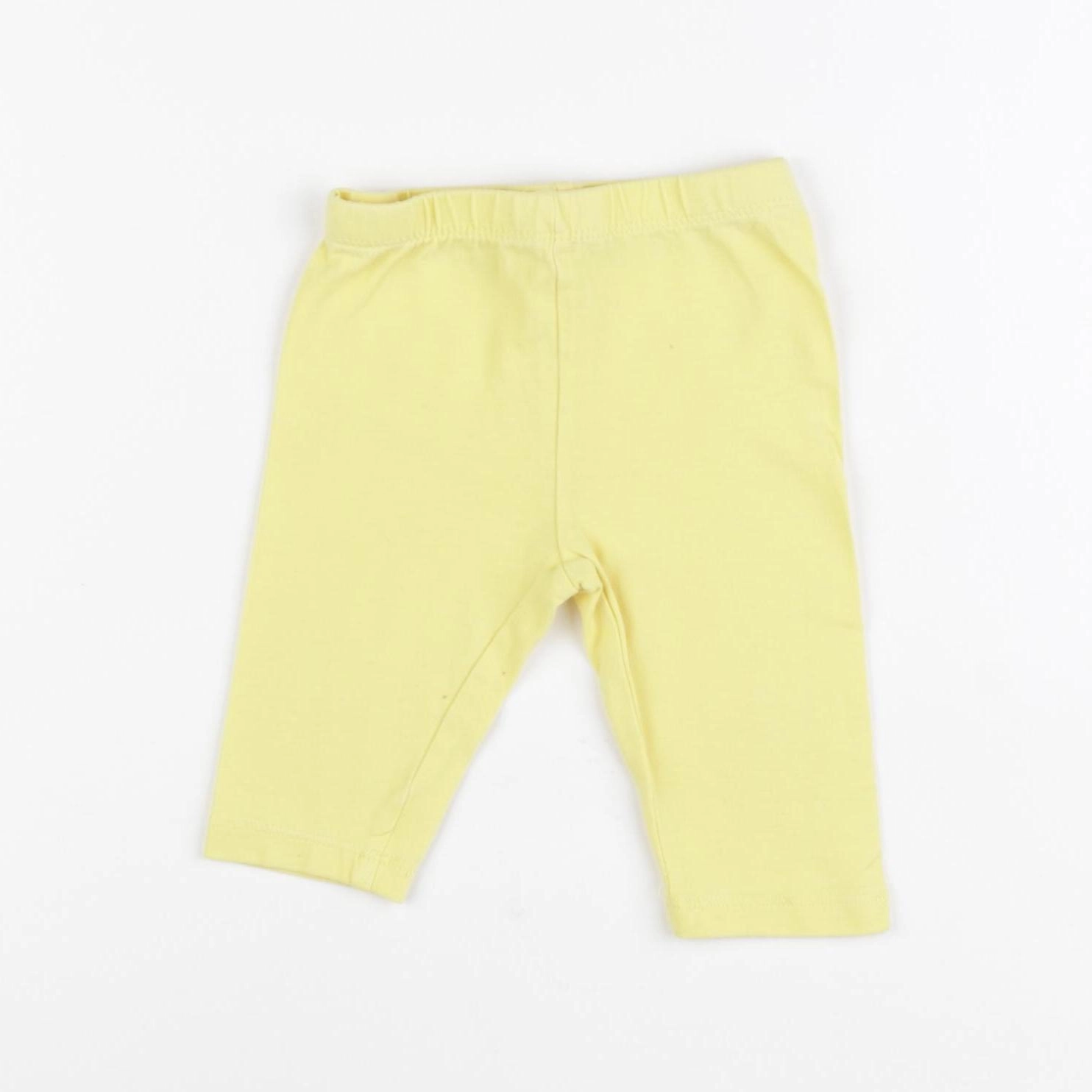 Vertbaudet - legging jaune - 9 mois