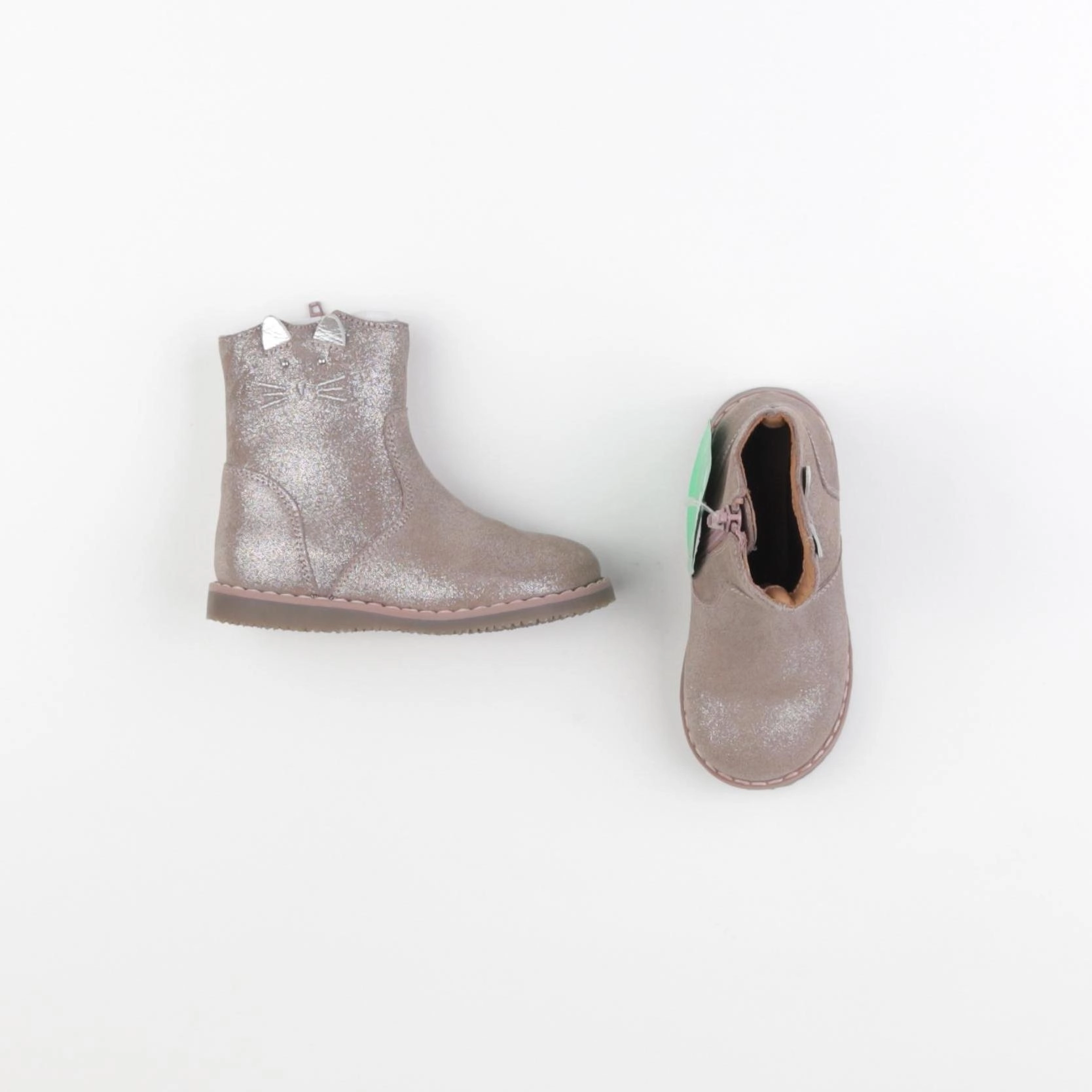 DPAM - boots beige, argent - pointure 24