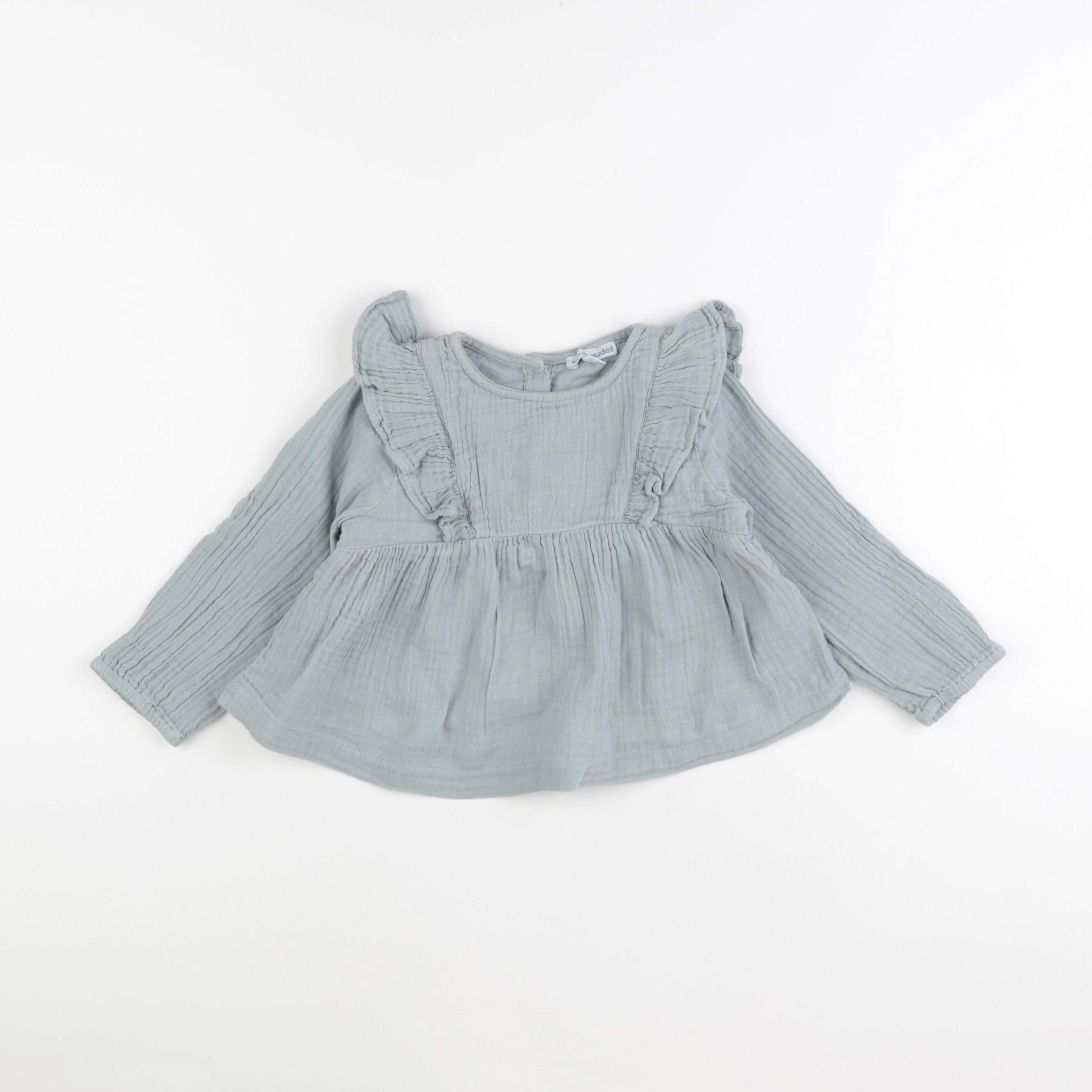 Vertbaudet - blouse vert - 18 mois