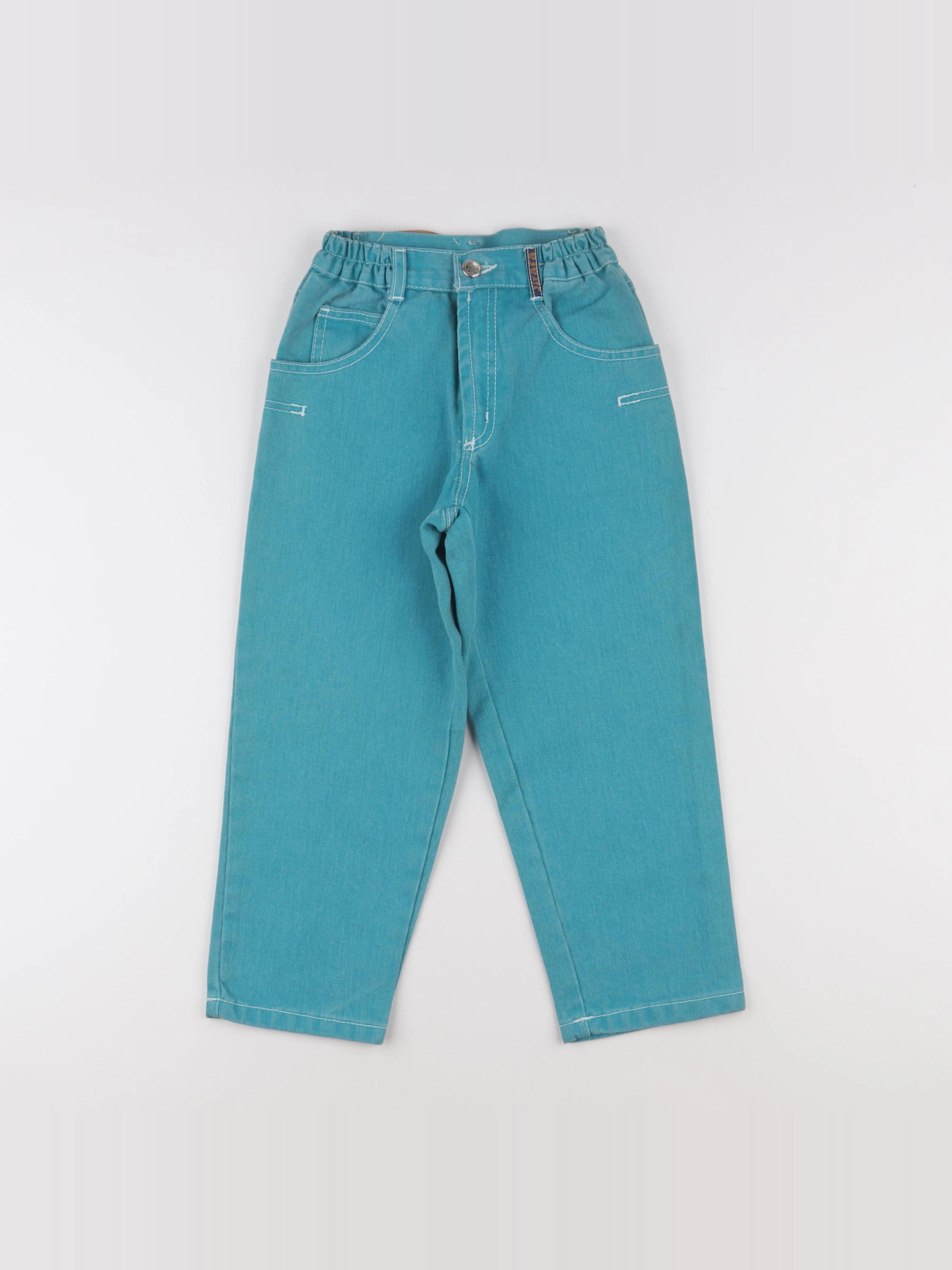 Vintage - jean vert - 6 ans