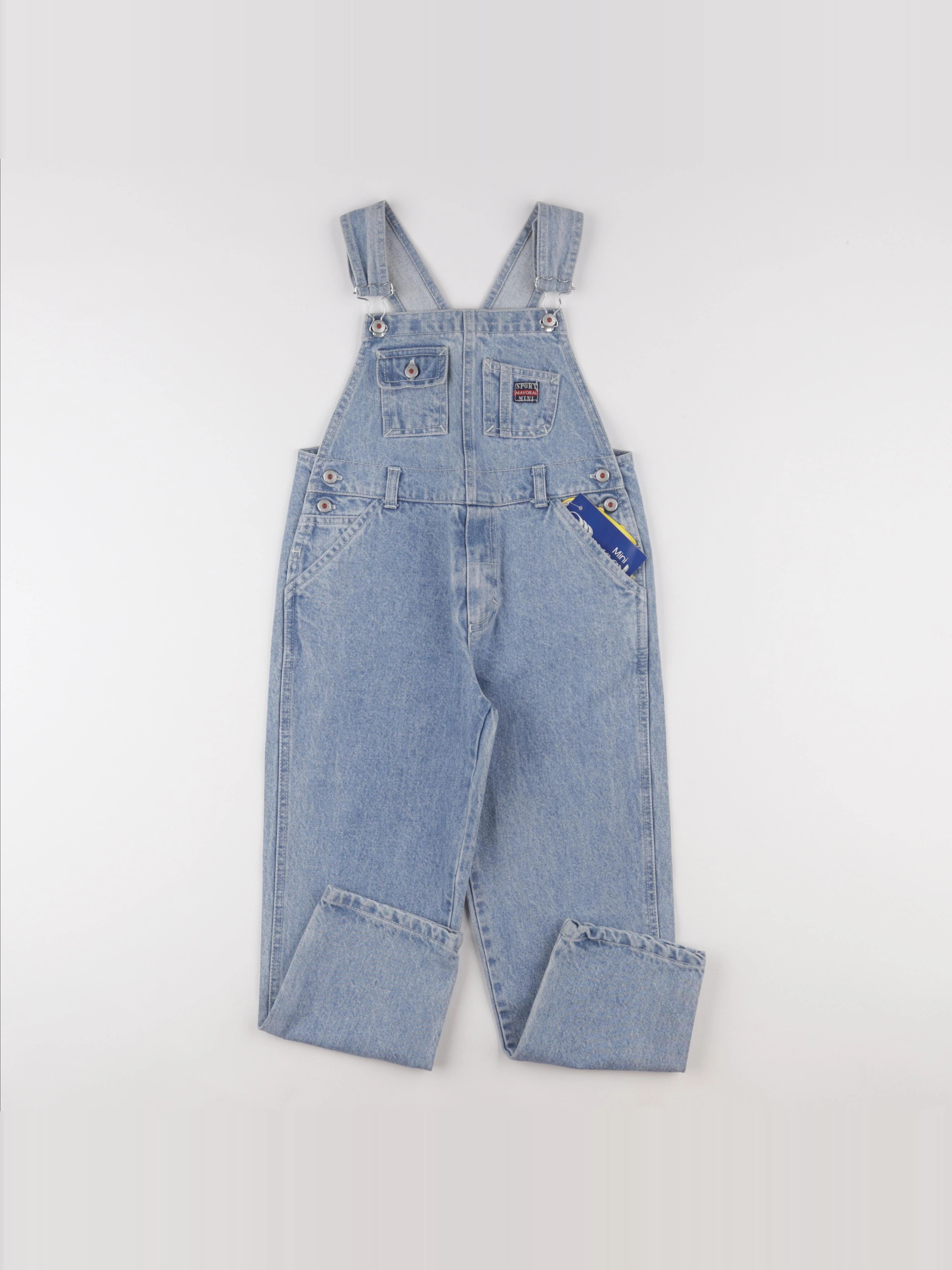 Vintage - salopette bleu - 7 ans