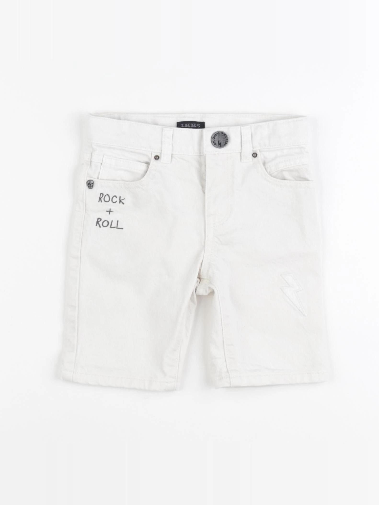 IKKS - short blanc - 4 ans