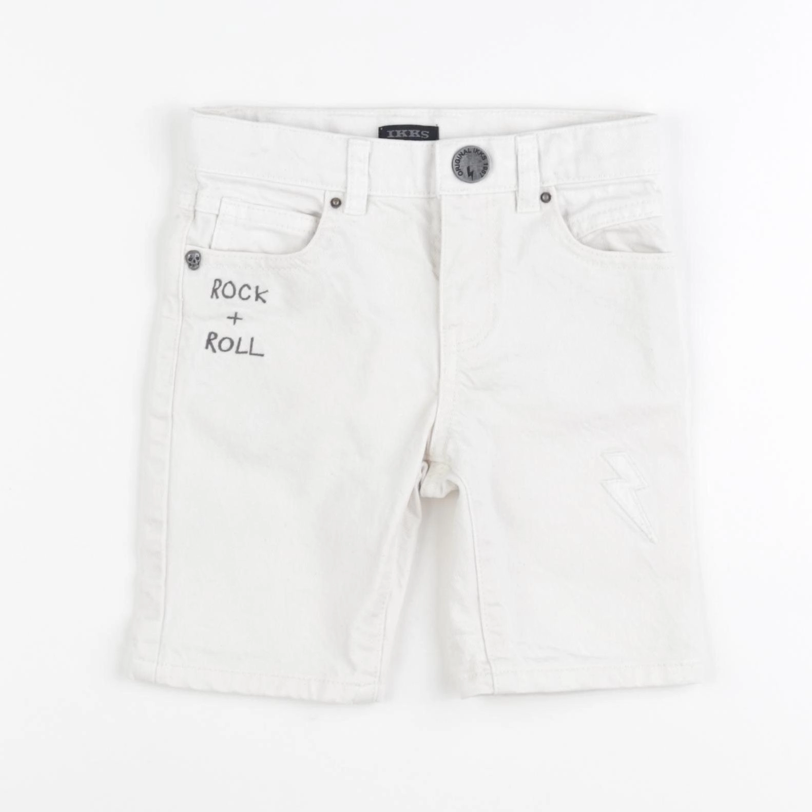 IKKS - short blanc - 4 ans