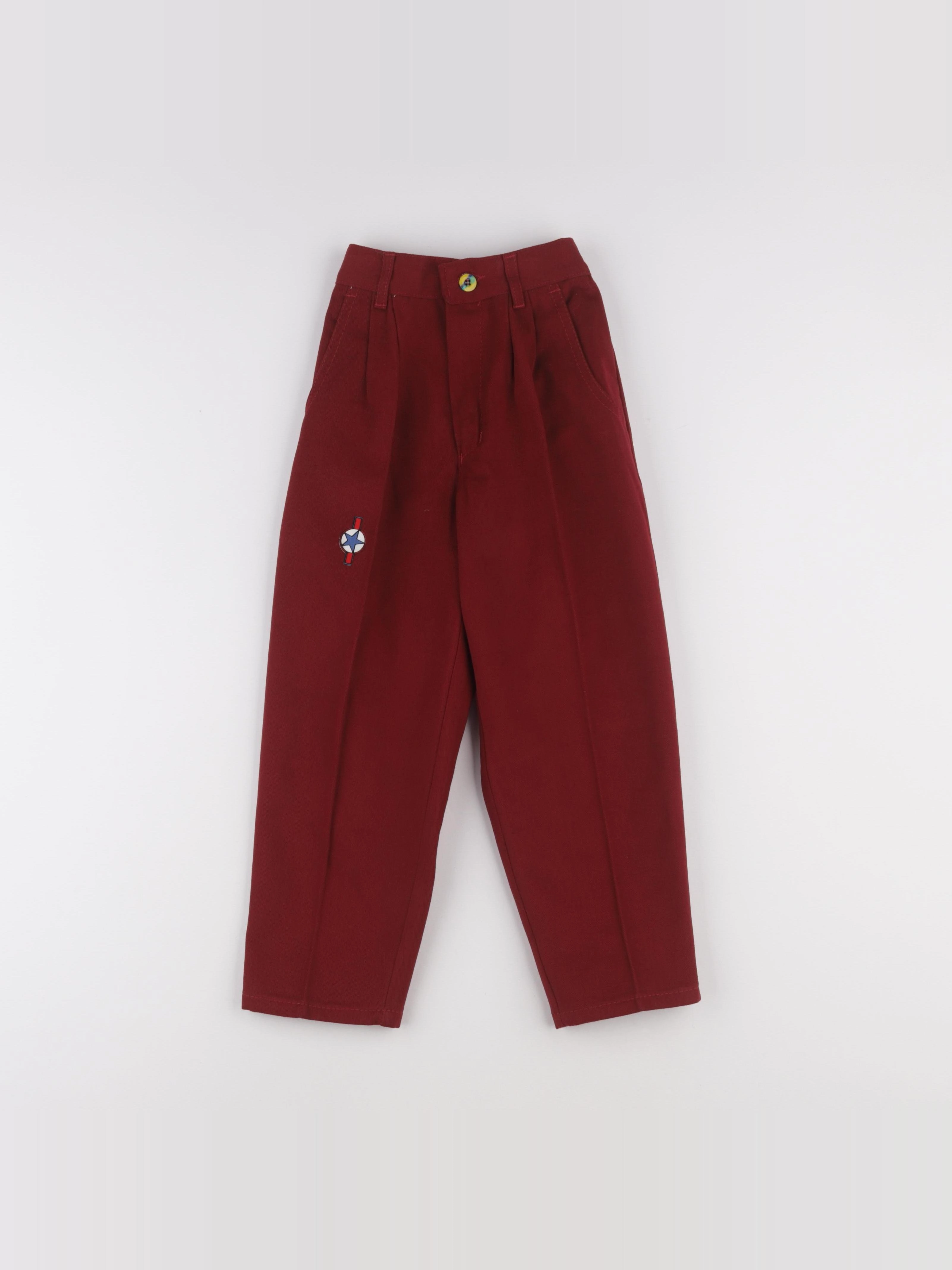 Vintage - pantalon rouge - 5 ans