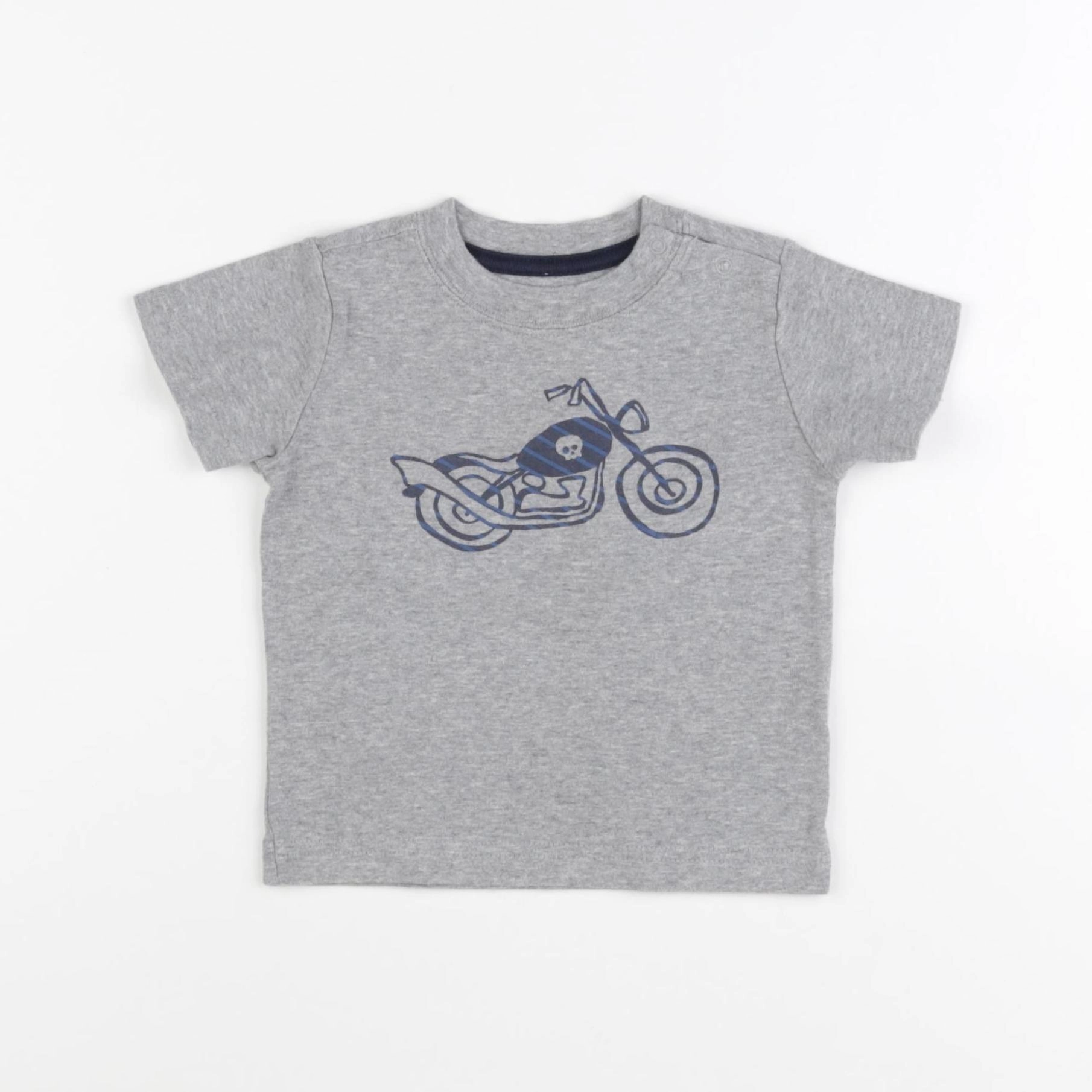GAP - tee-shirt gris - 6/12 mois