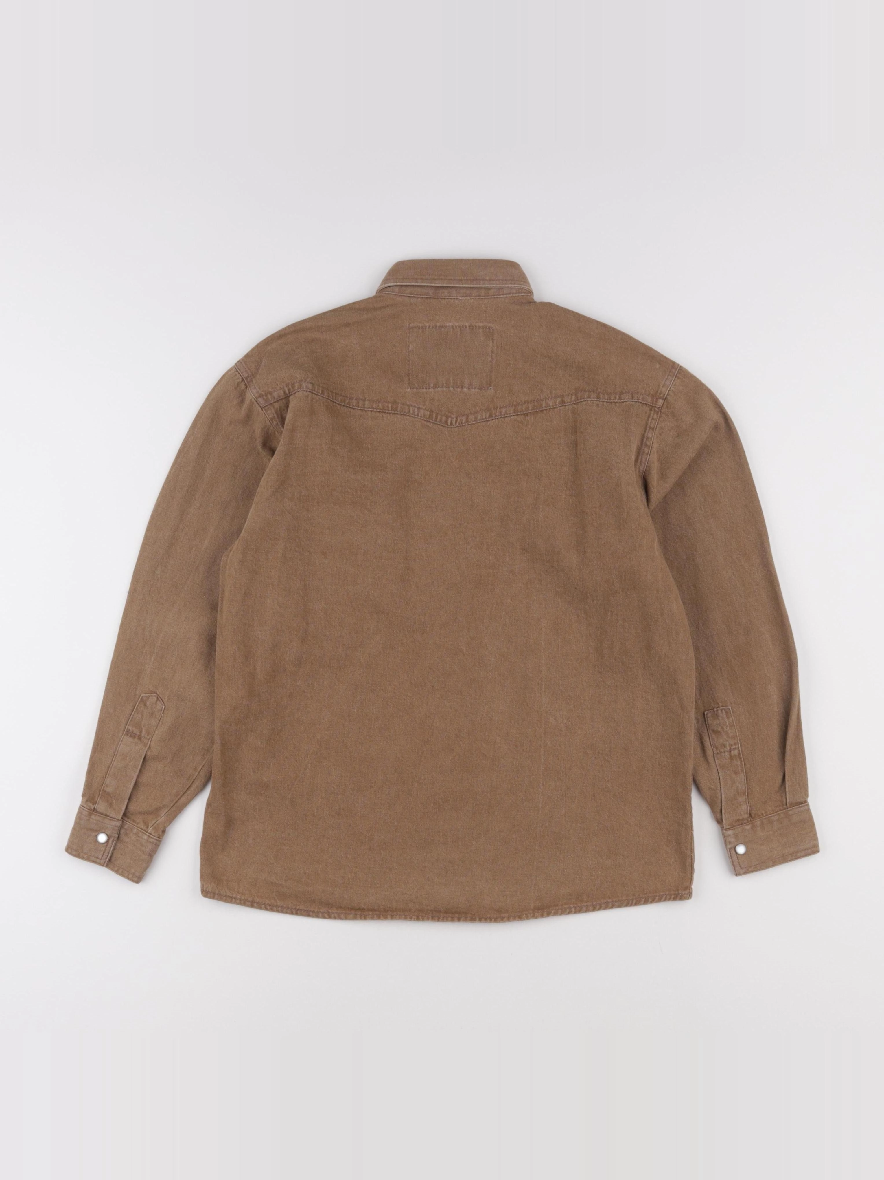 Vintage - chemise marron - 8 ans