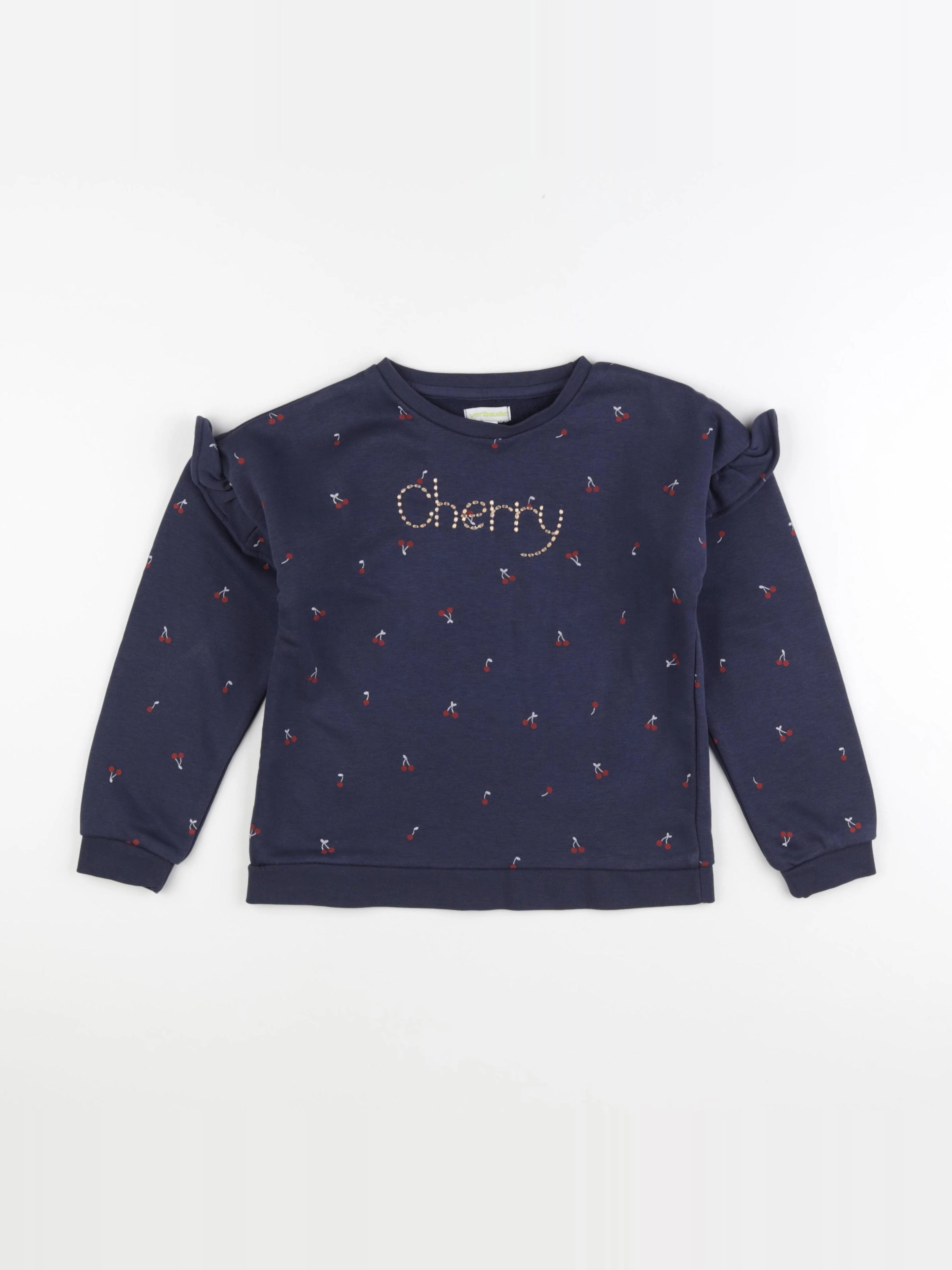 Vertbaudet - sweat multicolore - 8 ans