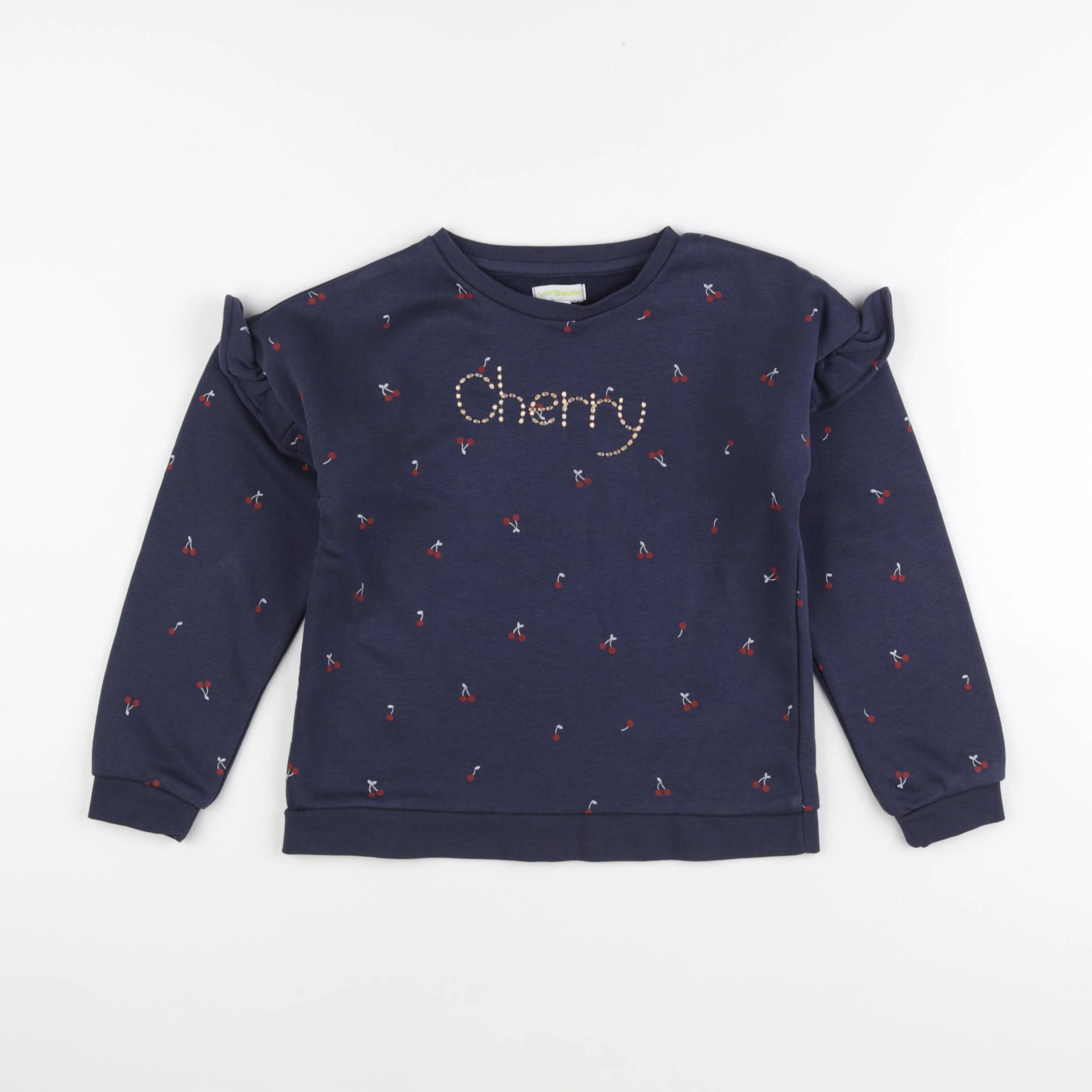 Vertbaudet - sweat multicolore - 8 ans