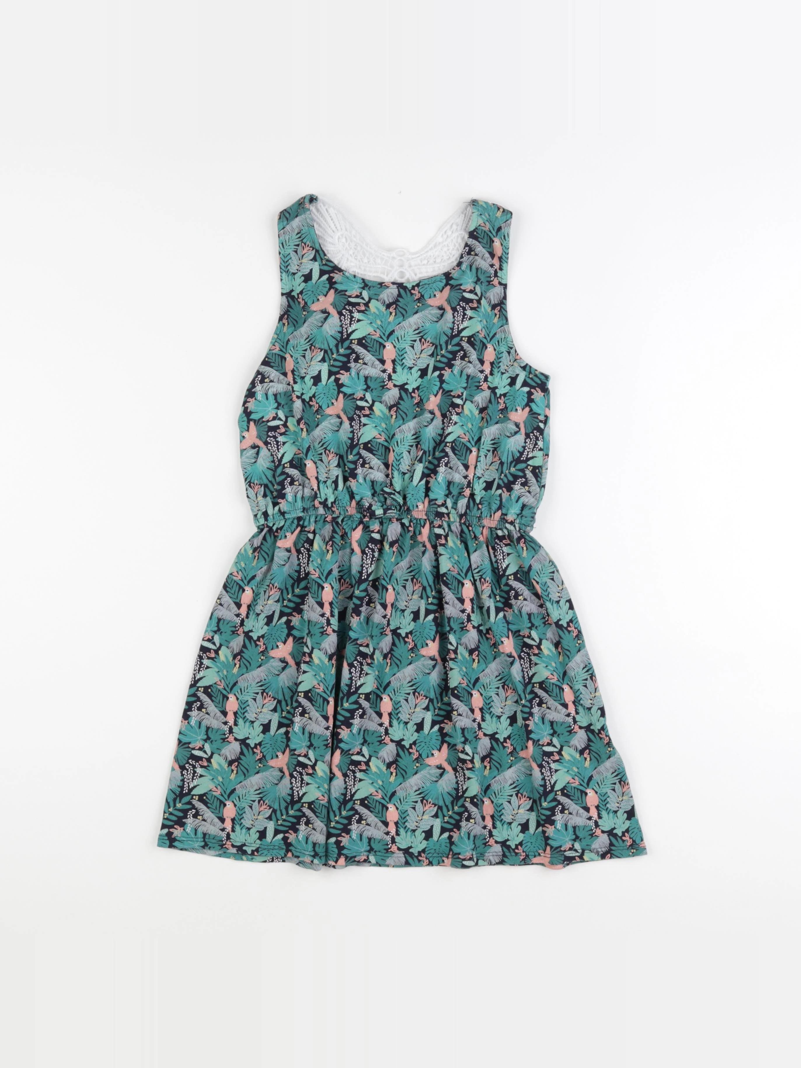 Vertbaudet - robe multicolore - 8 ans