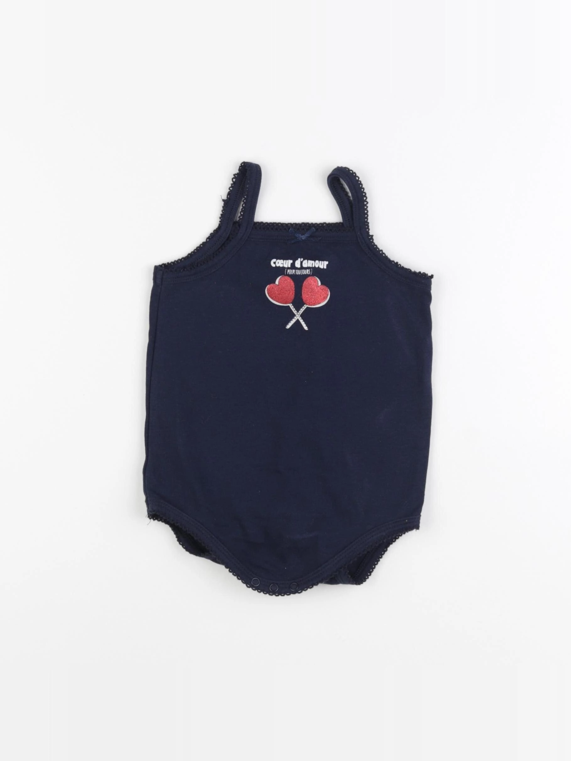Vertbaudet - body bleu - 3 ans