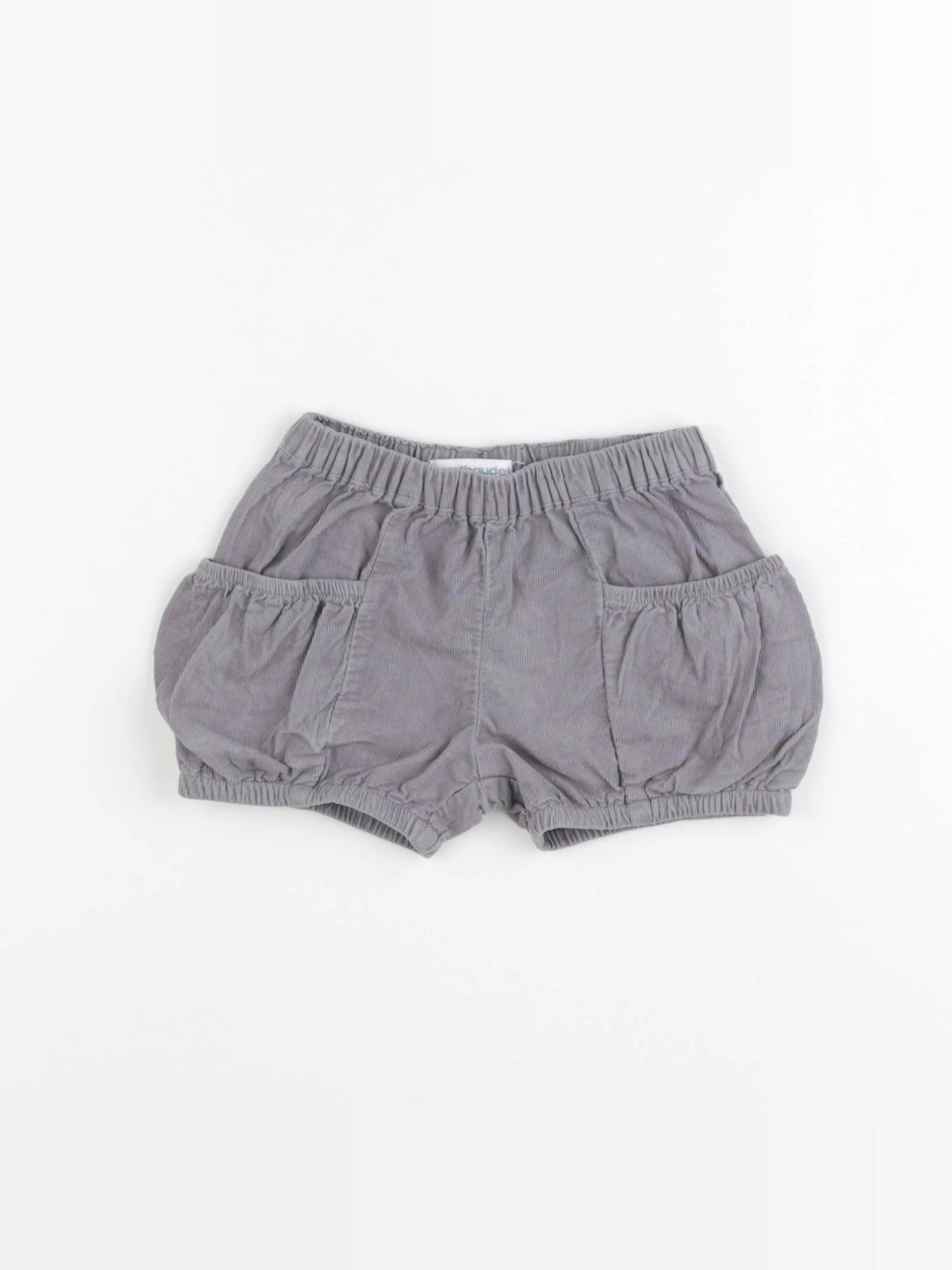 Vertbaudet - short gris - 6 mois