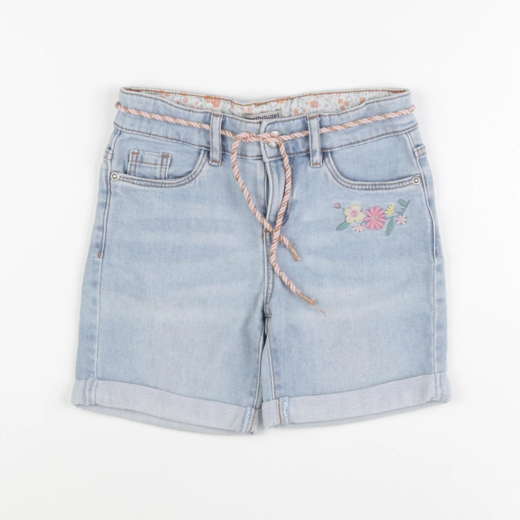 Vertbaudet - short bleu - 9 ans