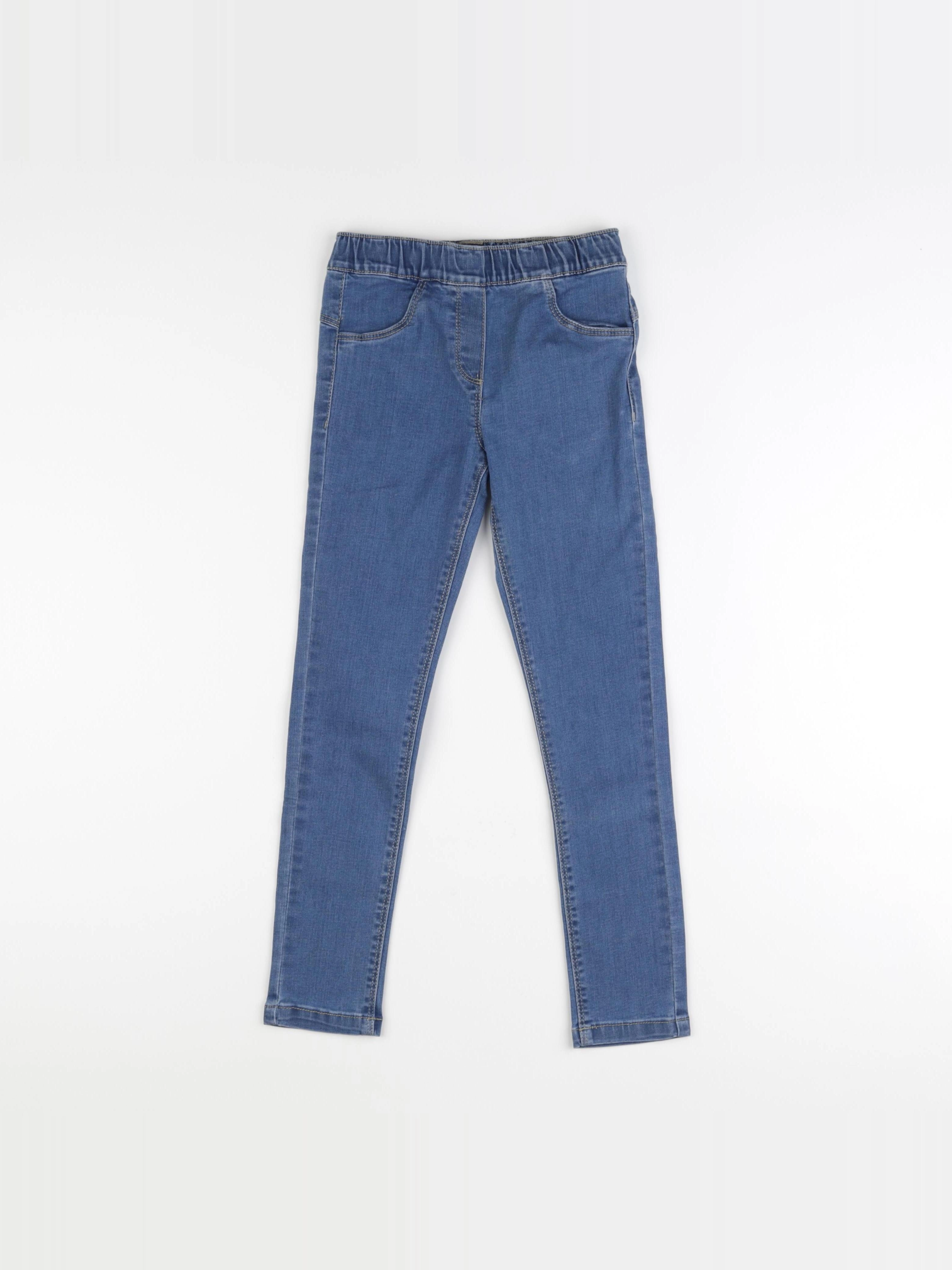 Vertbaudet - jegging bleu - 7 ans
