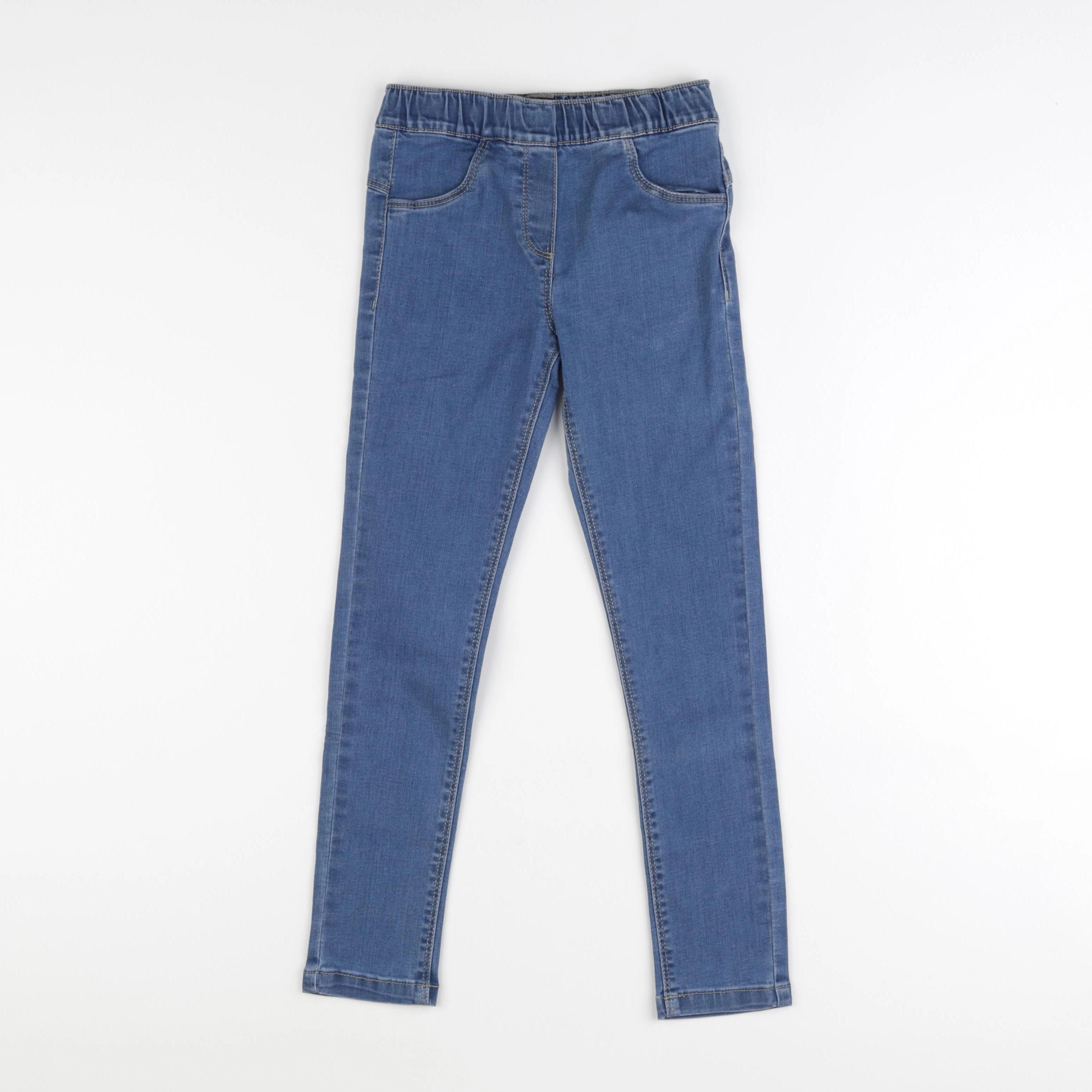Vertbaudet - jegging bleu - 7 ans