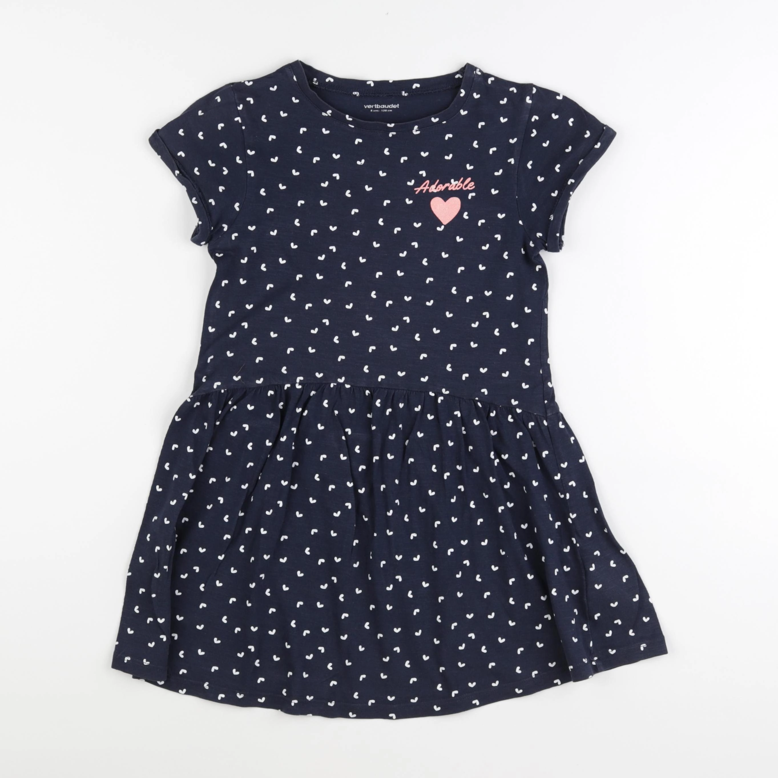 Vertbaudet - robe bleu - 8 ans