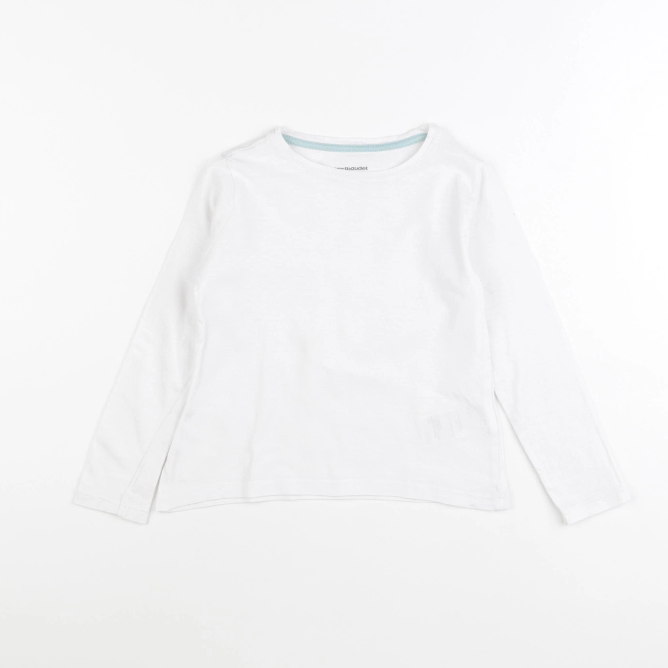 Vertbaudet - tee-shirt blanc - 4 ans