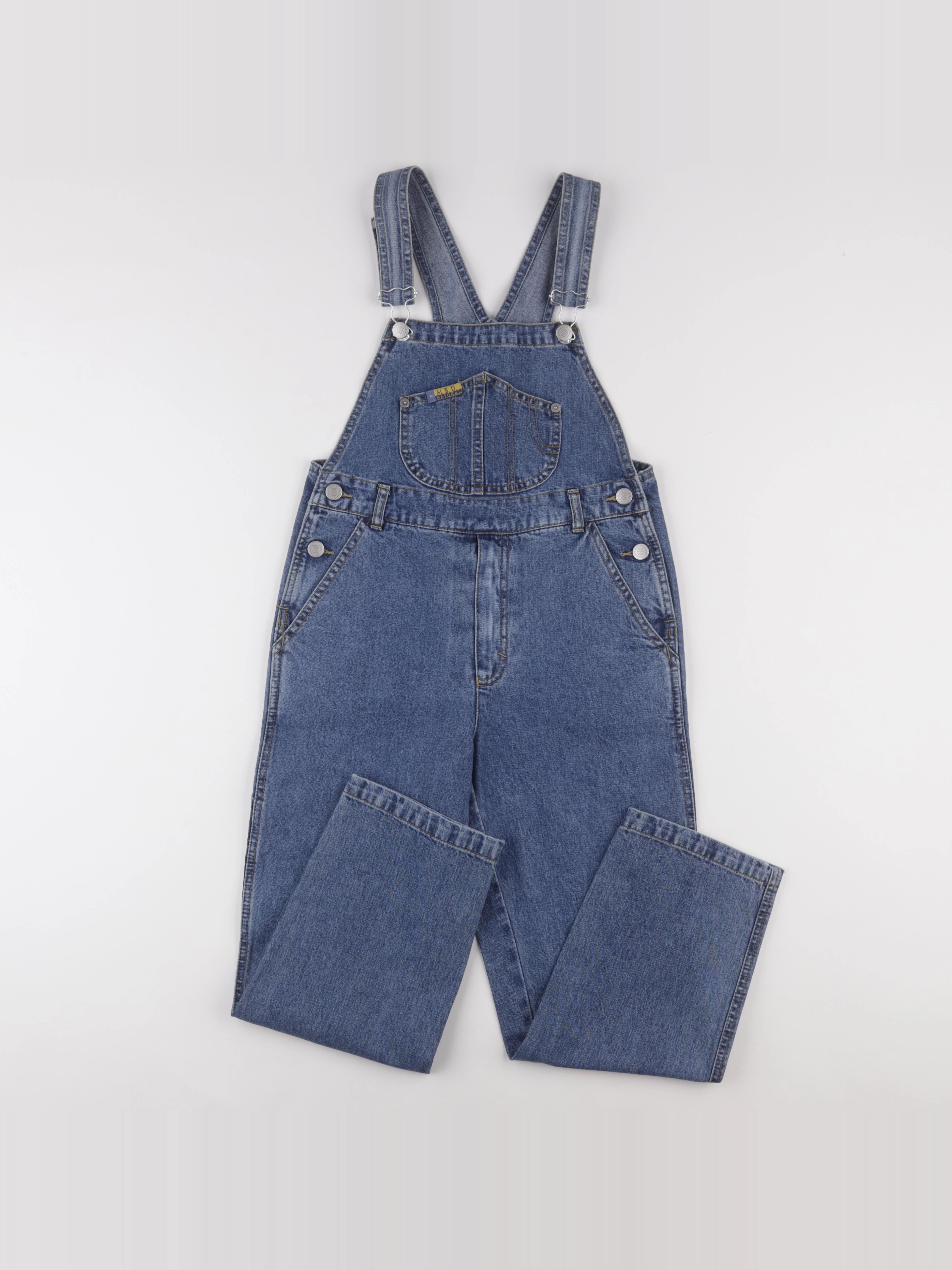 Vintage - salopette bleu - 10 ans