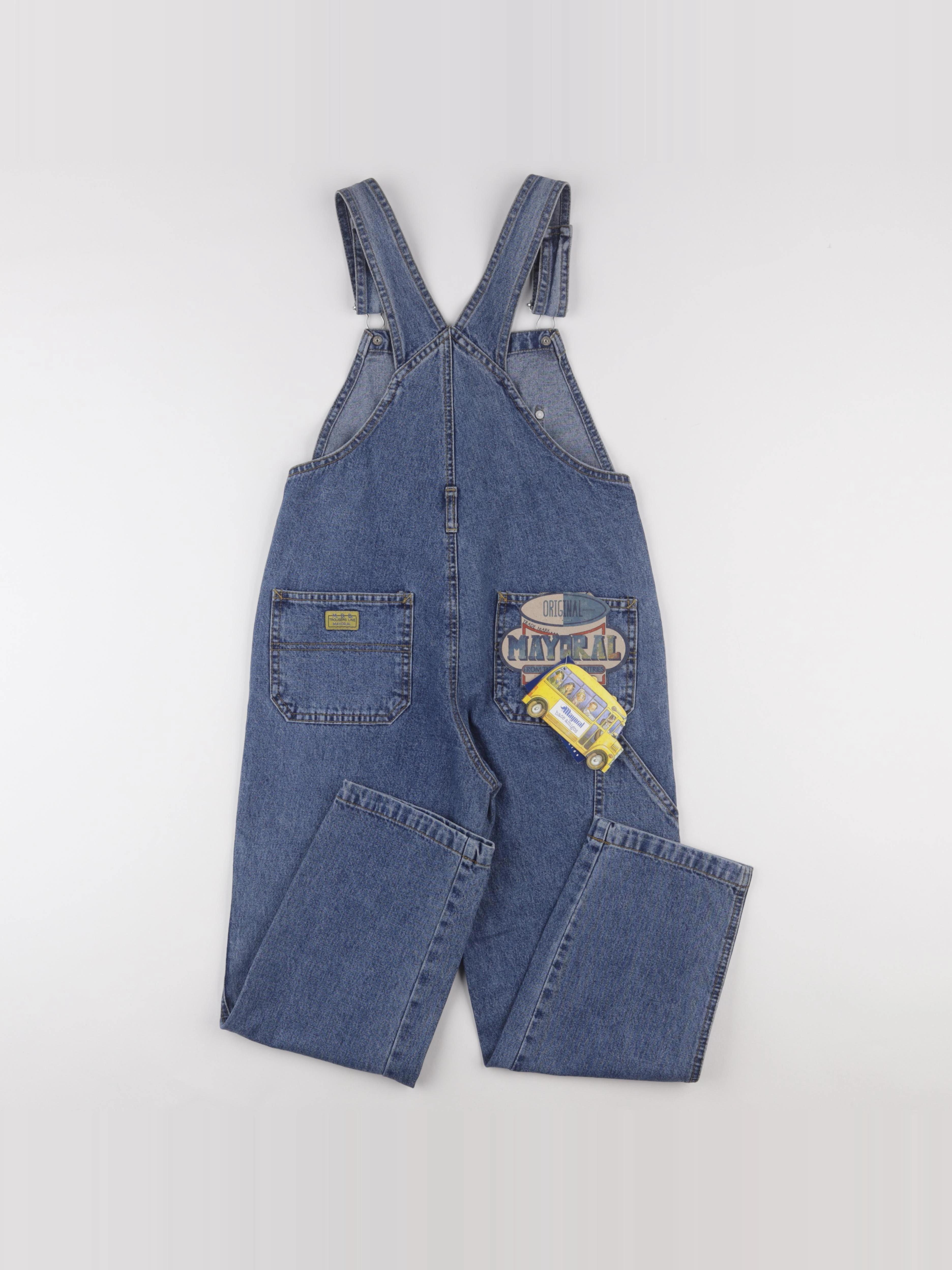 Vintage - salopette bleu - 10 ans