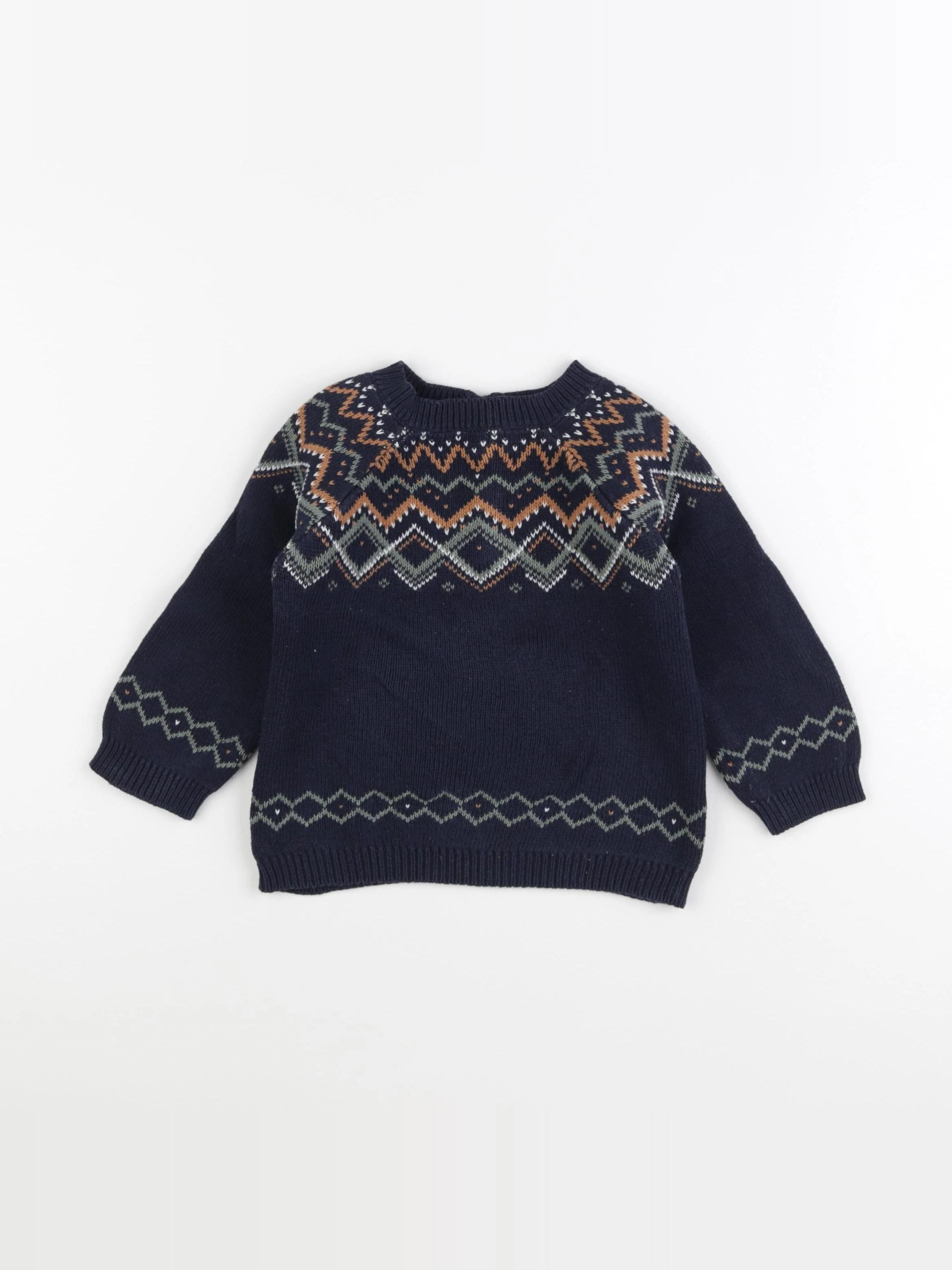 Vertbaudet - pull bleu - 3 ans