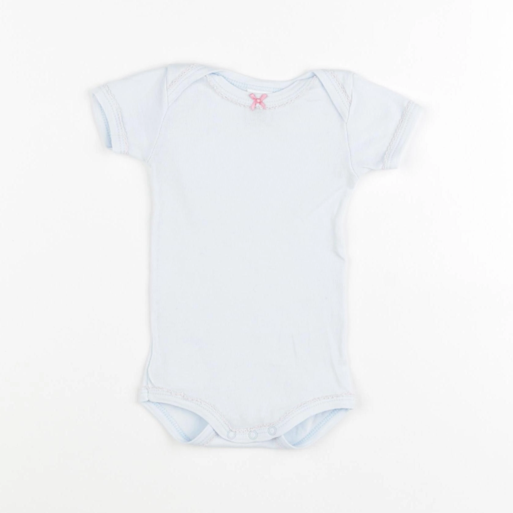 Petit Bateau - body bleu - 3 mois