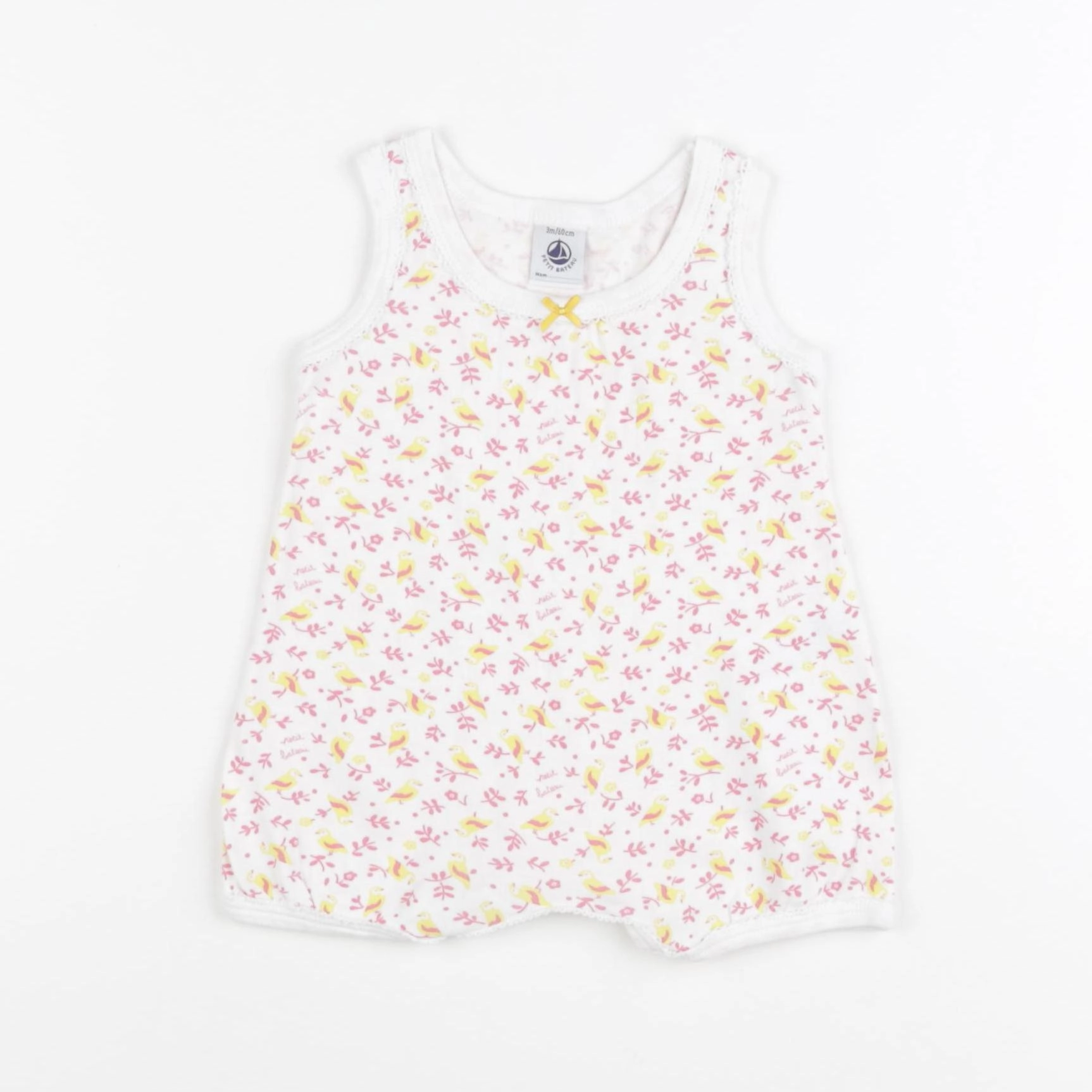 Petit Bateau - combinaison multicolore - 3 mois
