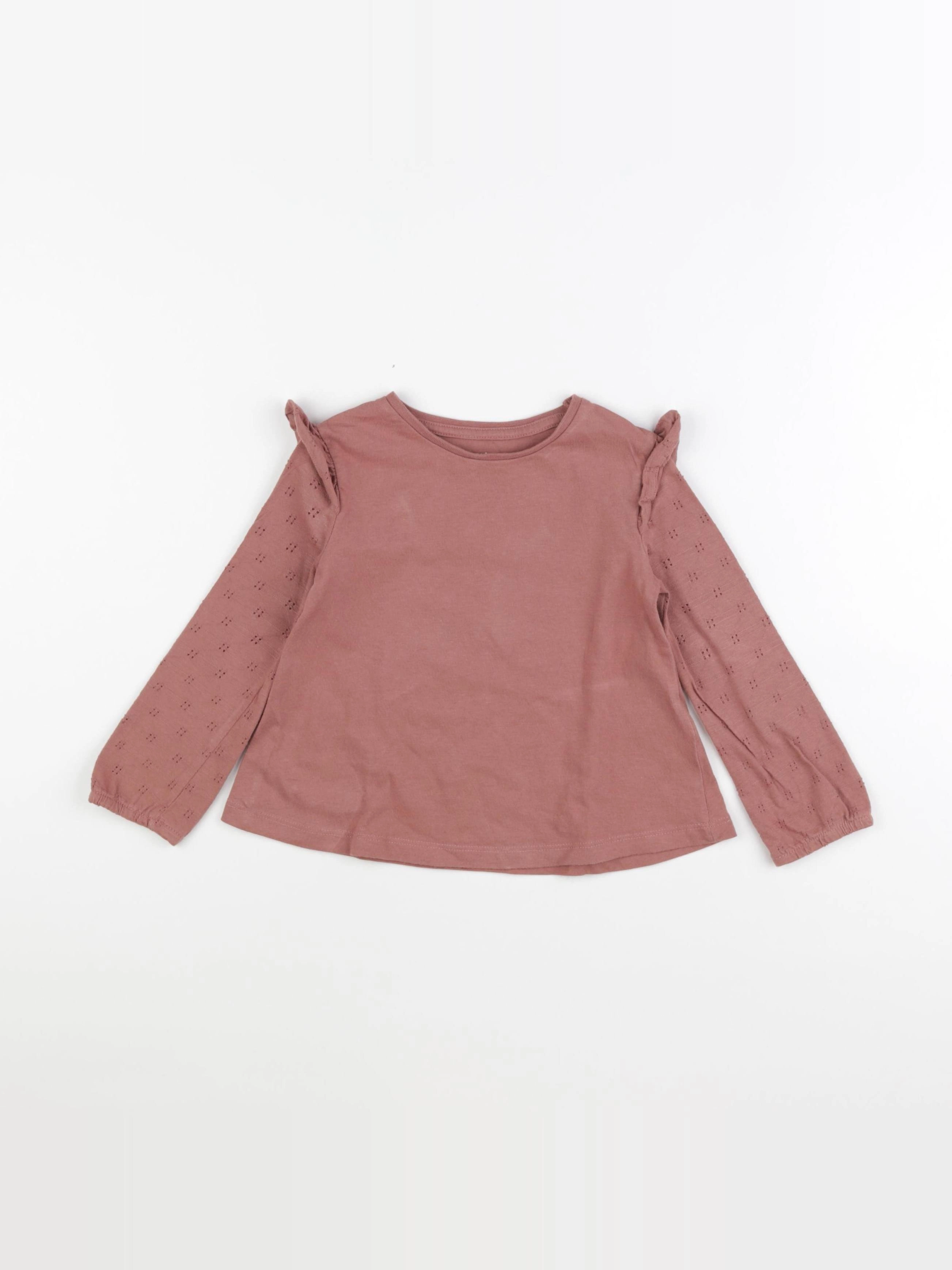 Vertbaudet - tee-shirt marron - 3 ans