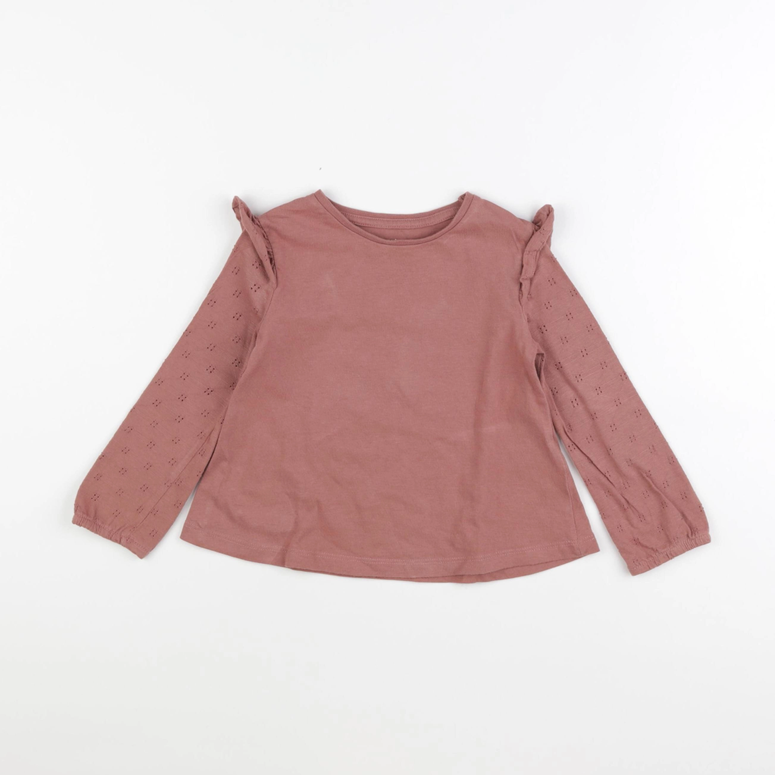 Vertbaudet - tee-shirt marron - 3 ans
