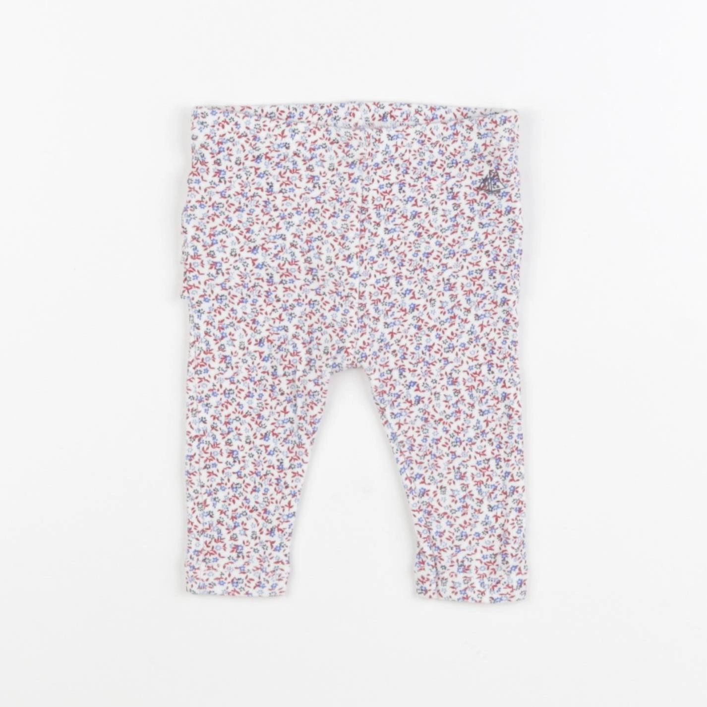 Petit Bateau - legging volants au dos multicolore - 3 mois