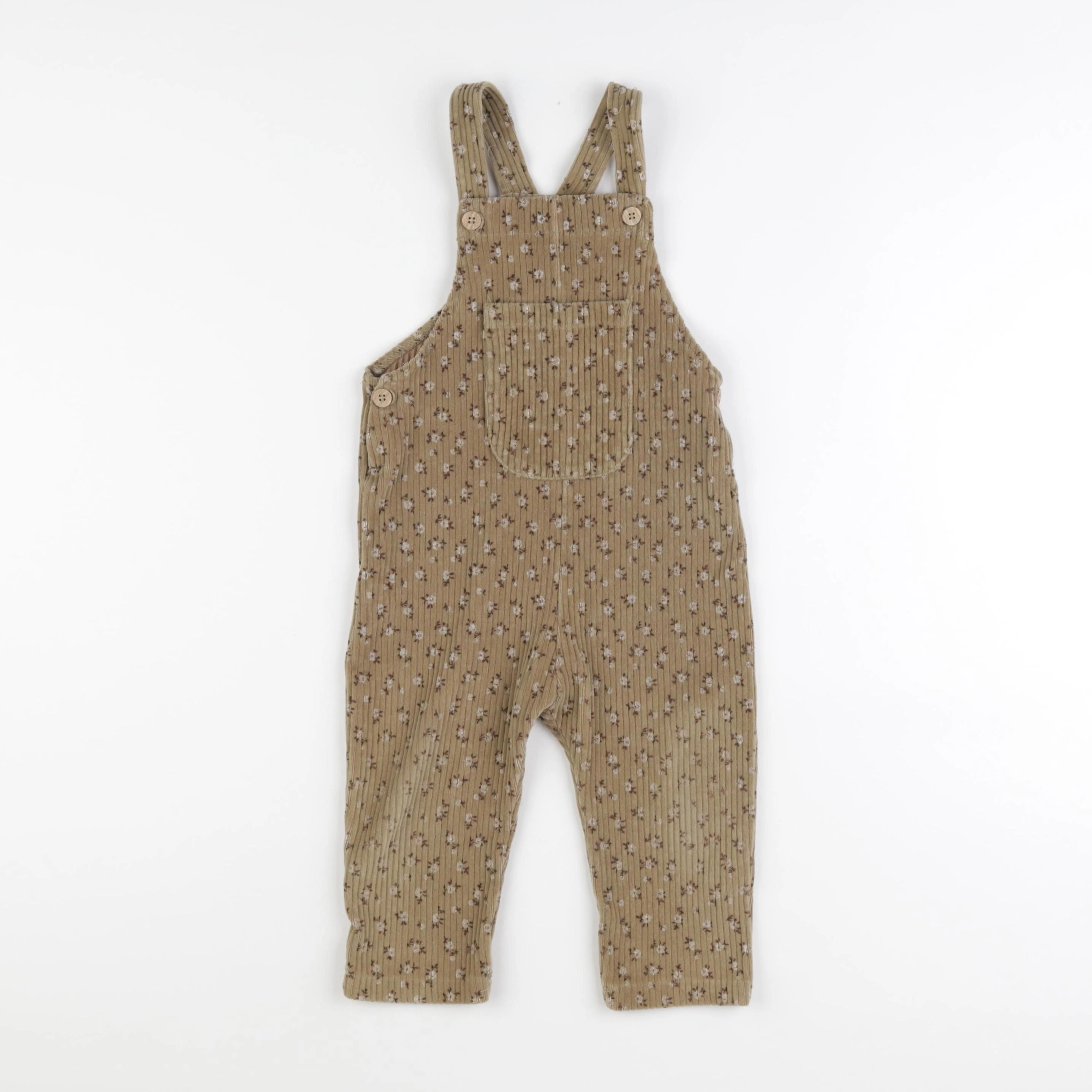 Zara - salopette vert - 18/24 mois