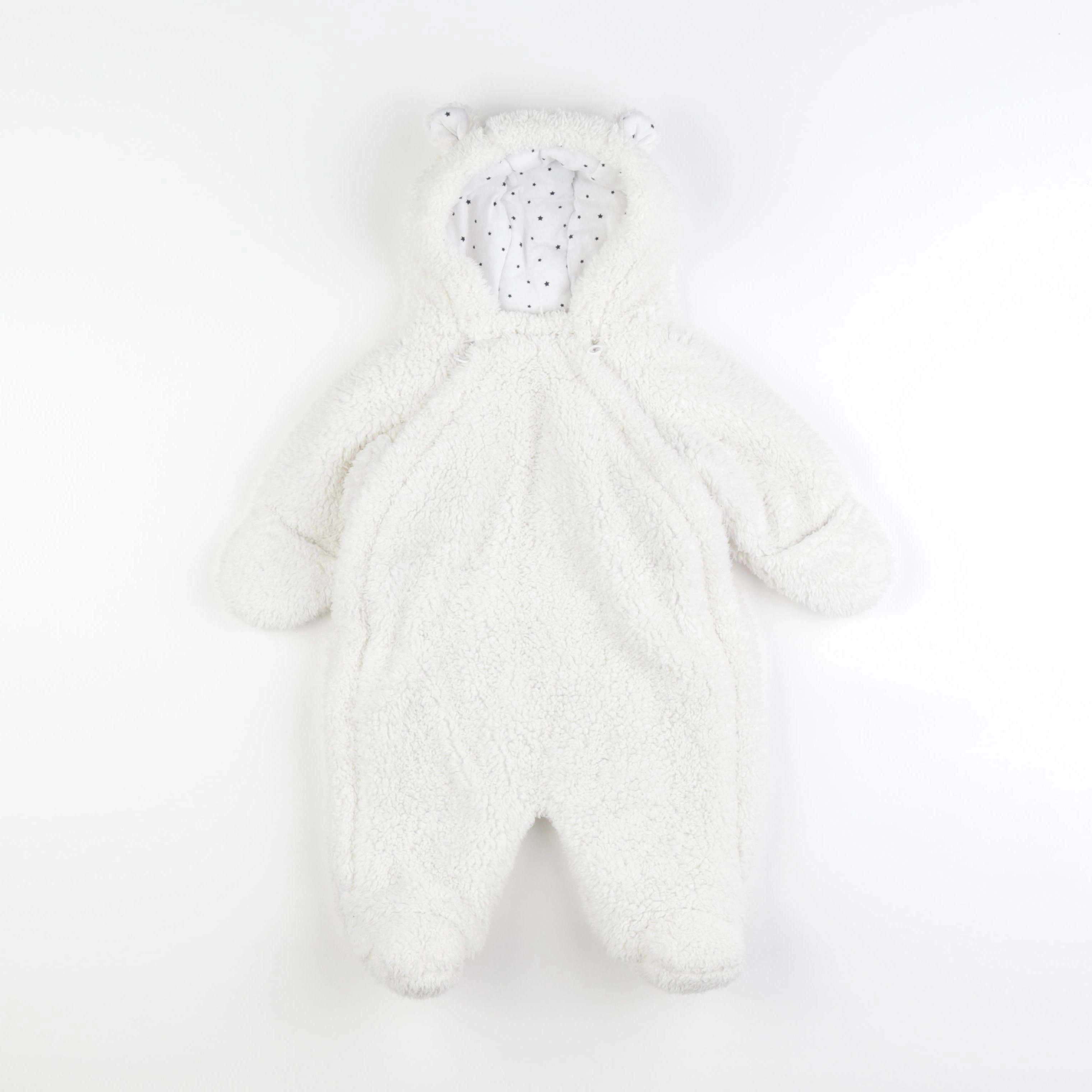 Boutchou - combi-pilote blanc - 1 mois