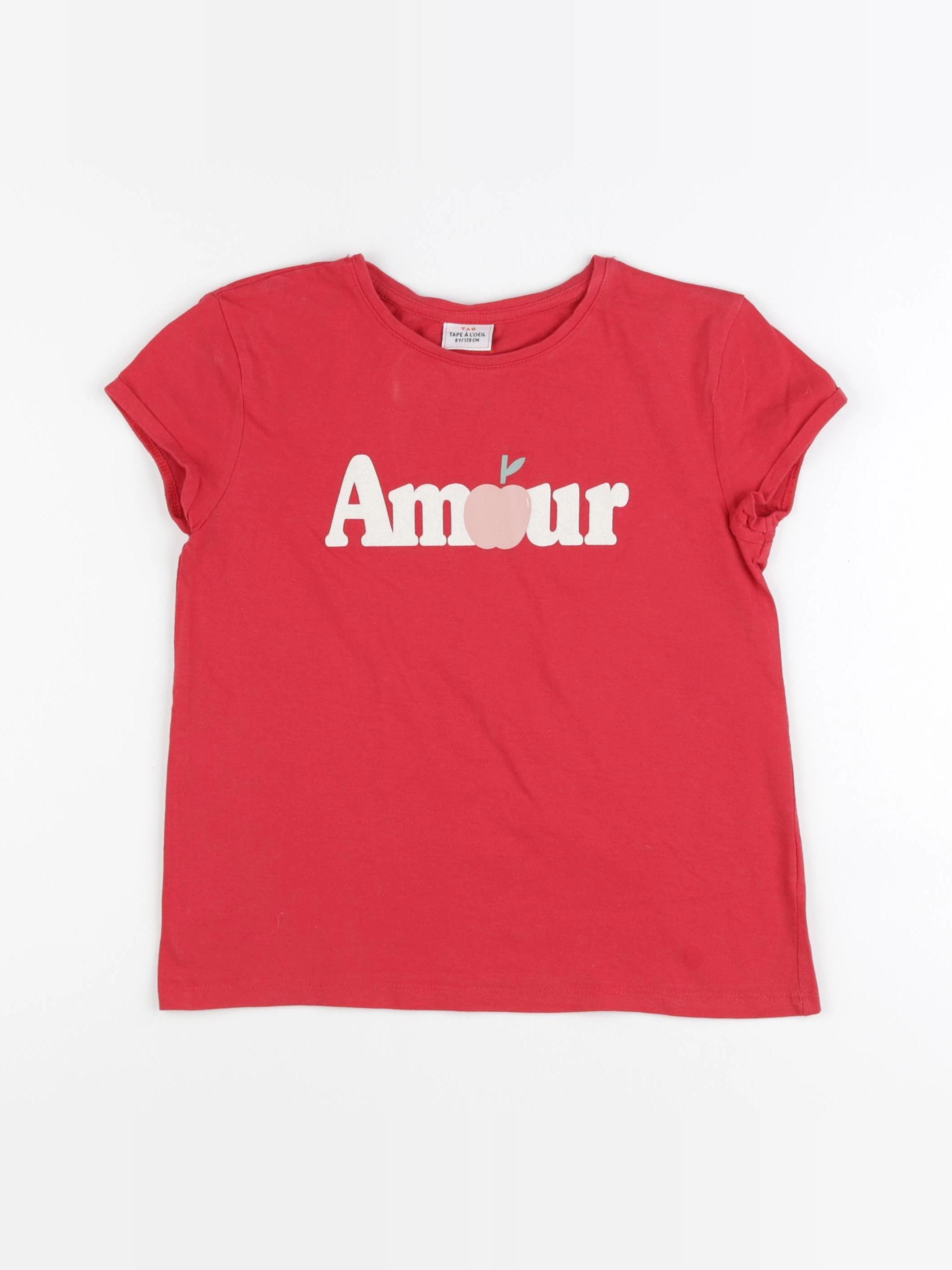 Tape à l'oeil - tee-shirt rose - 8 ans
