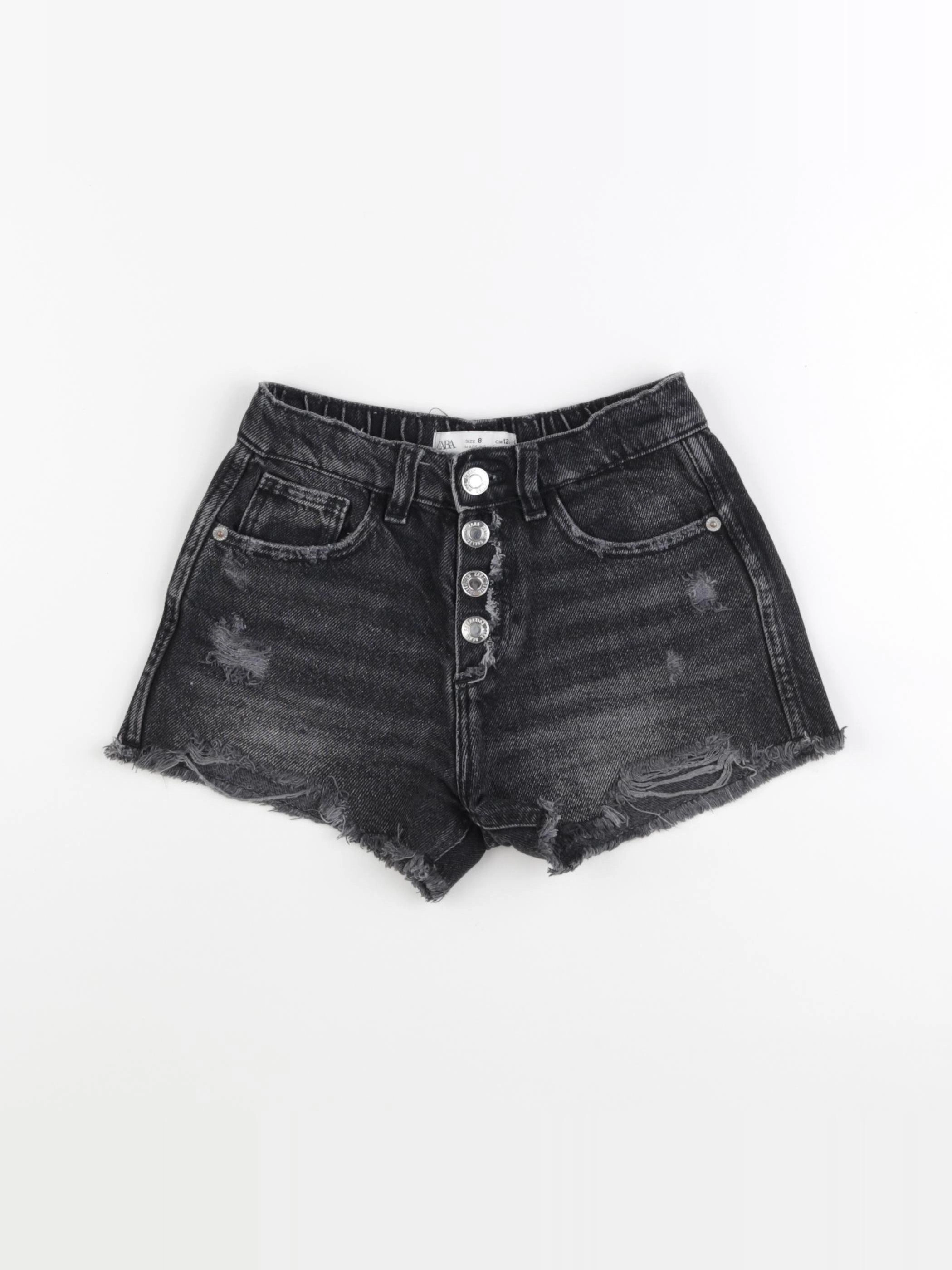 Zara - short noir - 8 ans