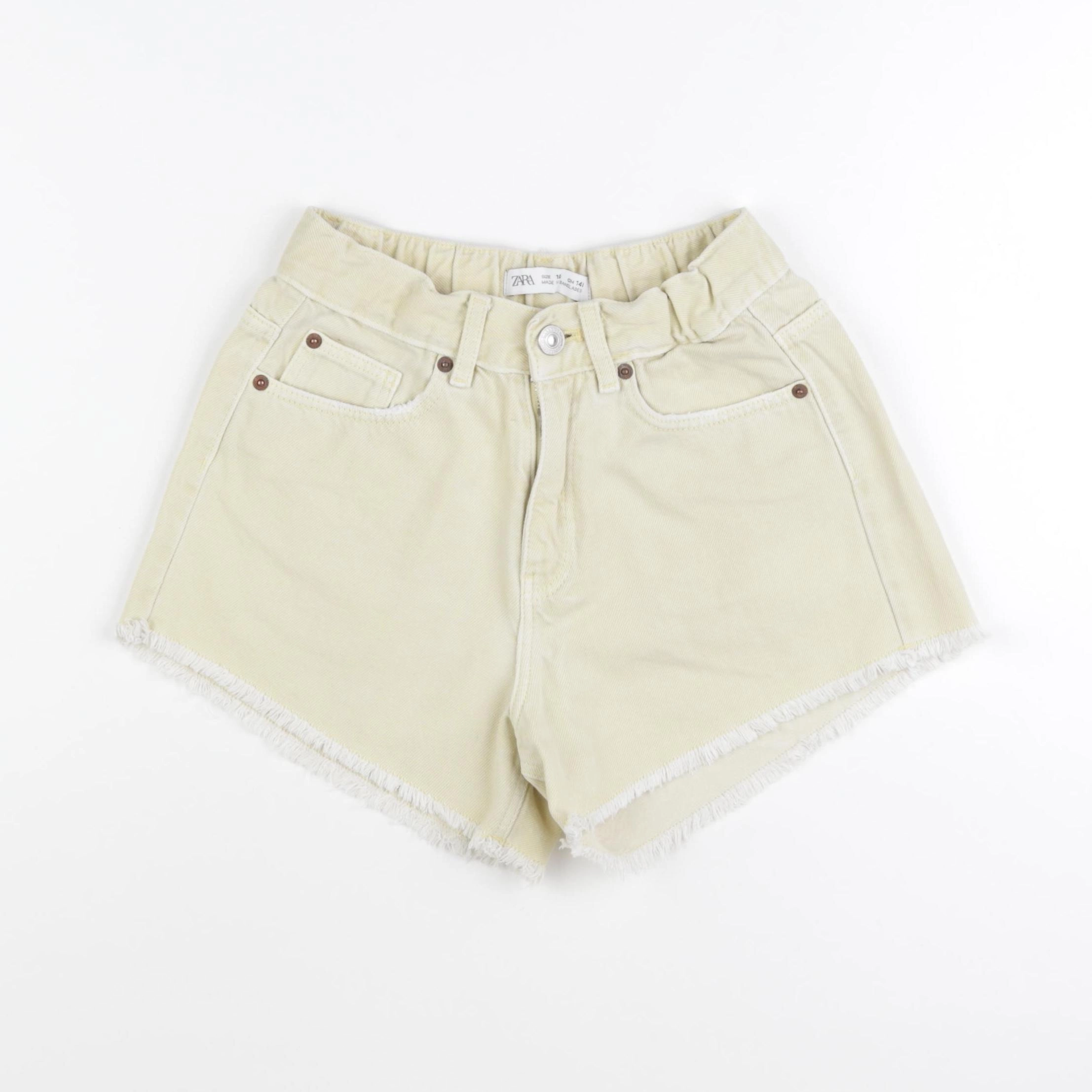 Zara - short jaune - 10 ans