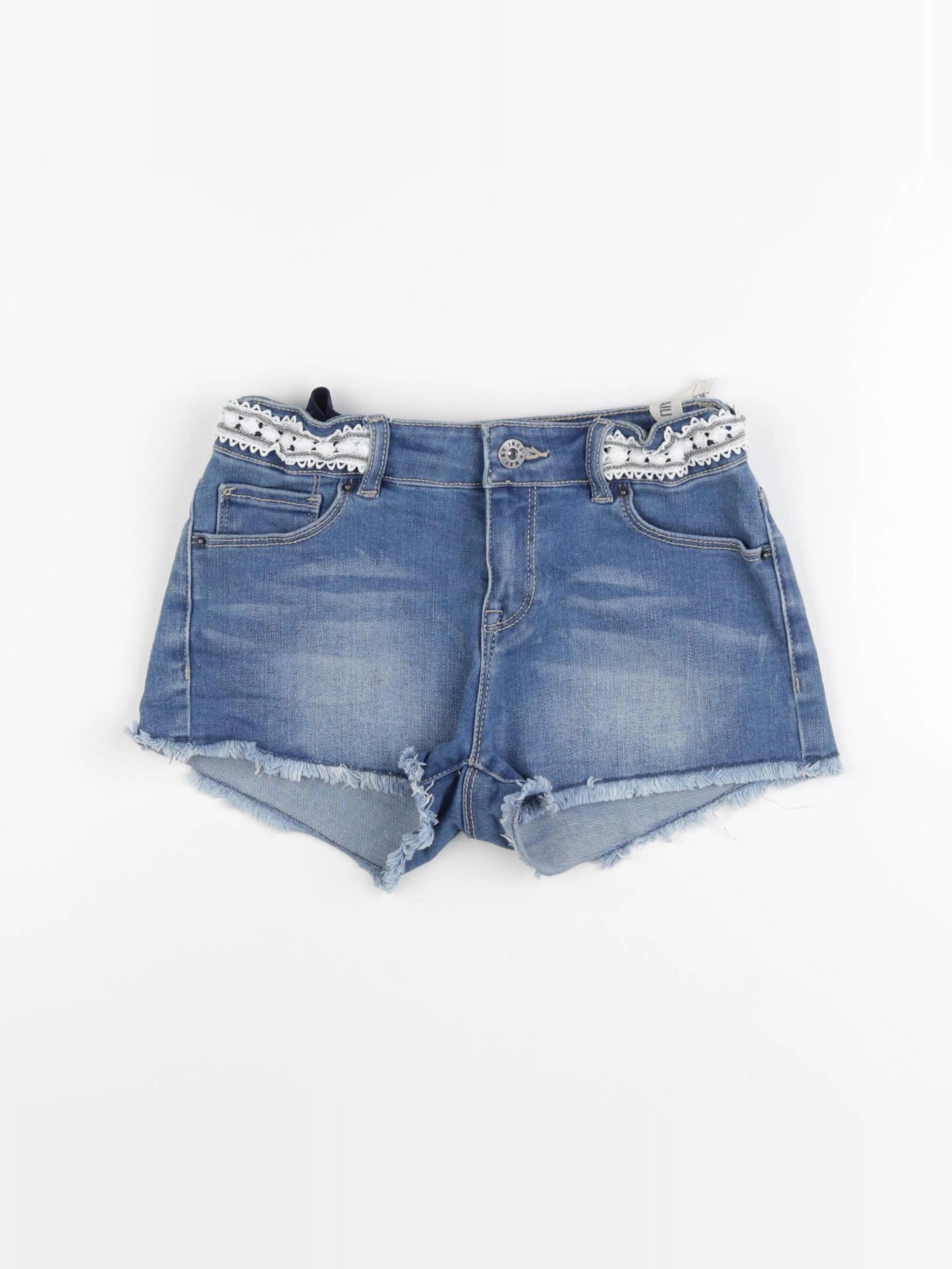 IKKS - short bleu - 10 ans