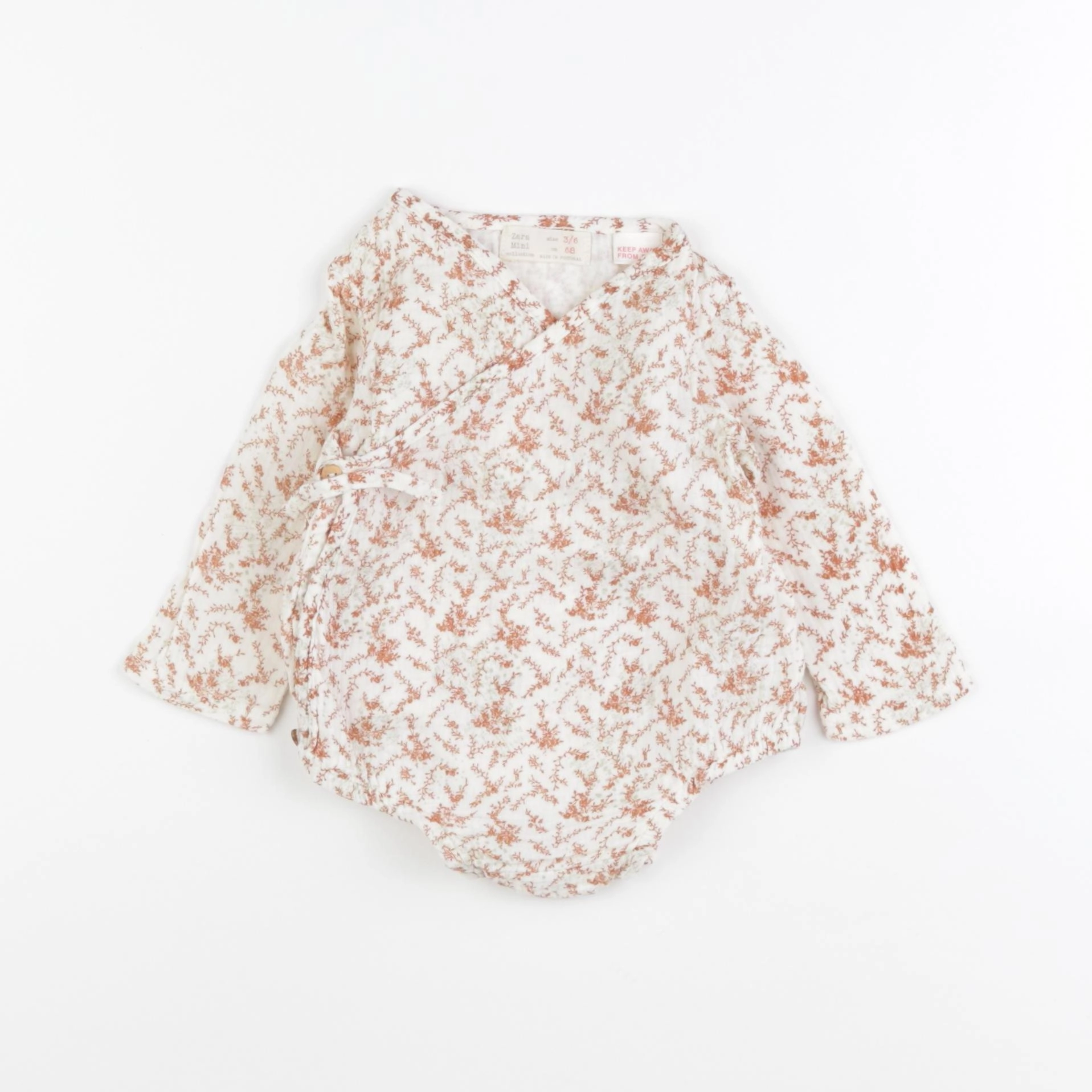 Zara - combinaison beige - 3/6 mois