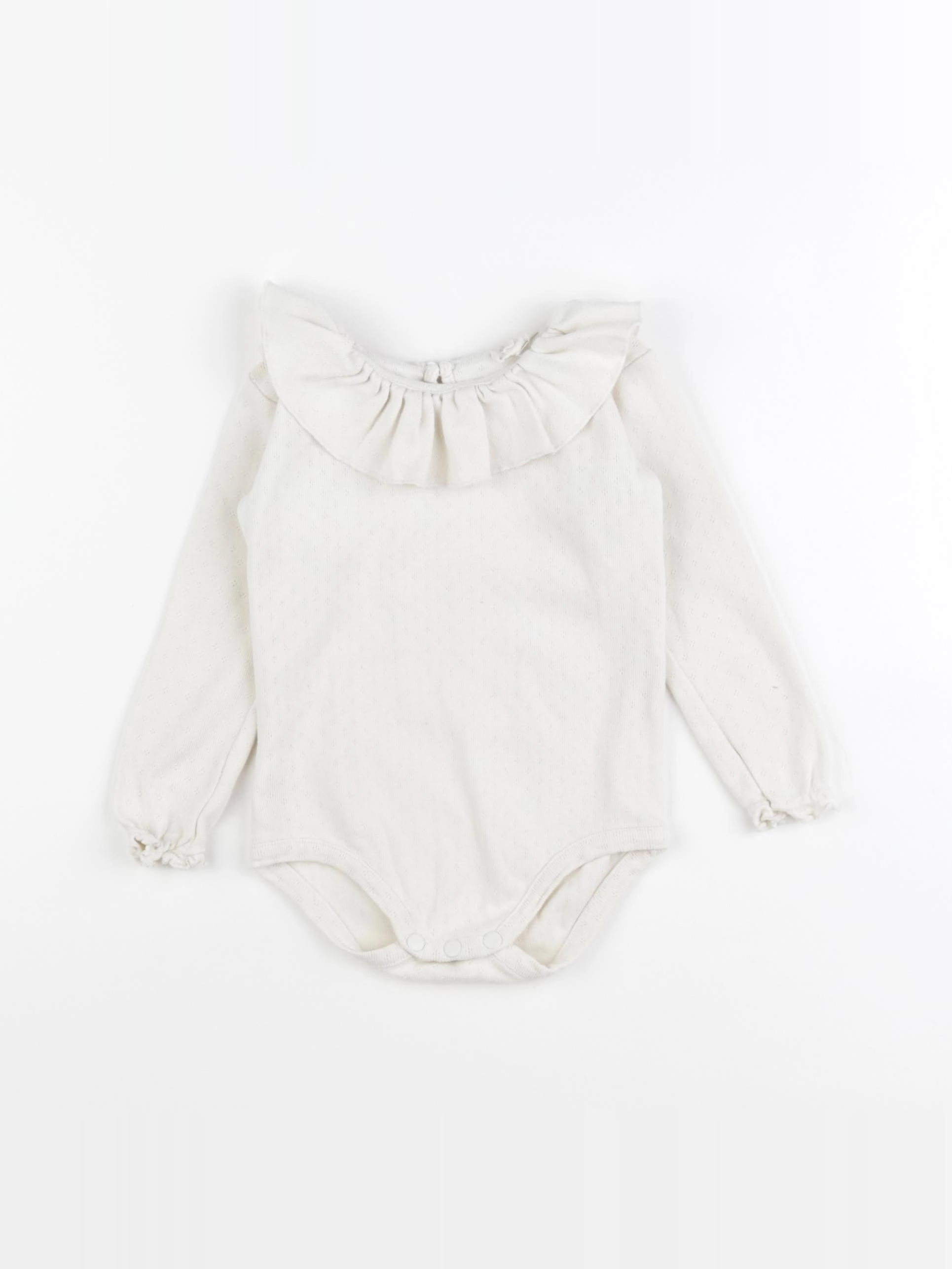 Marsou - body à col beige - 18 mois