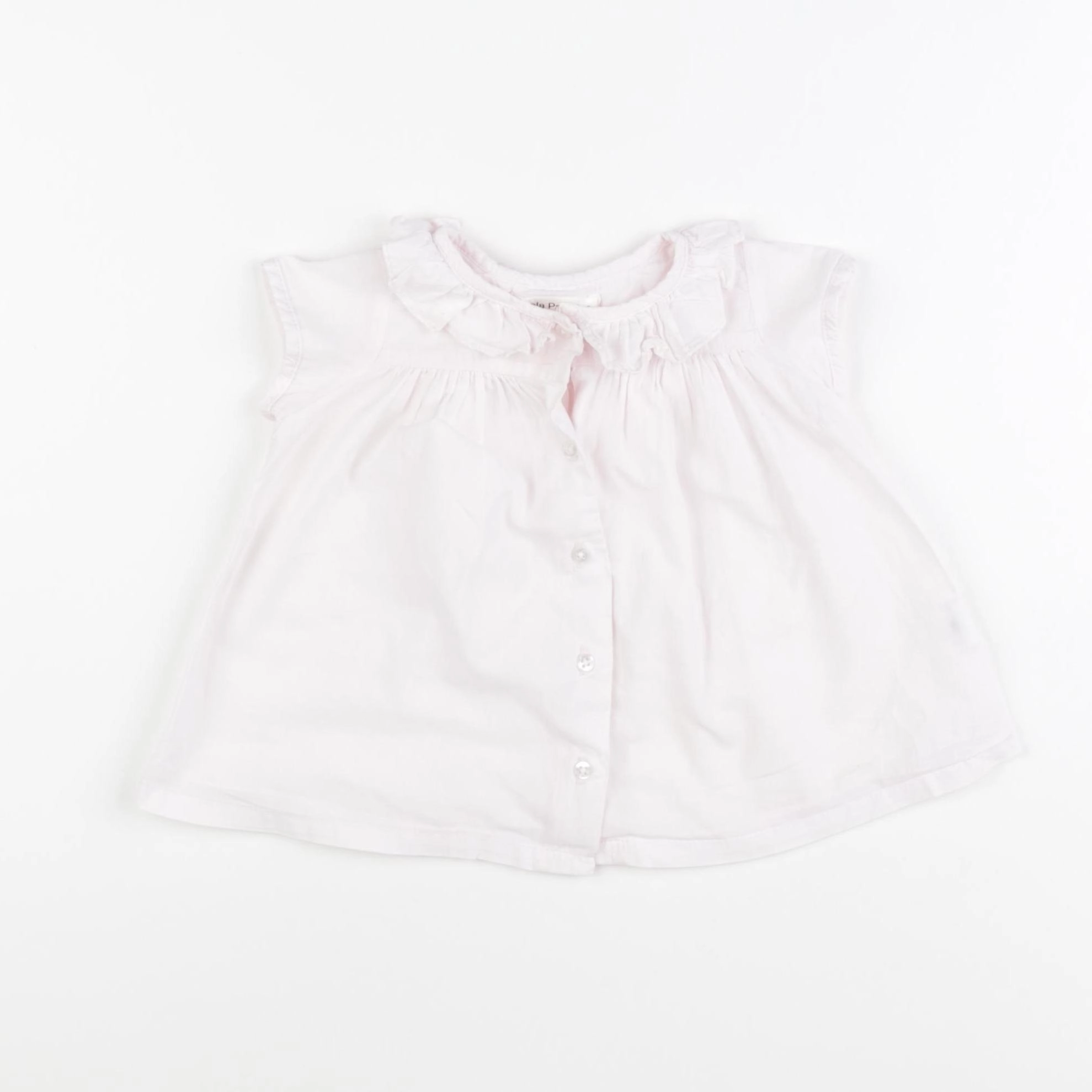 Lola Palacios - blouse rose - 18 mois