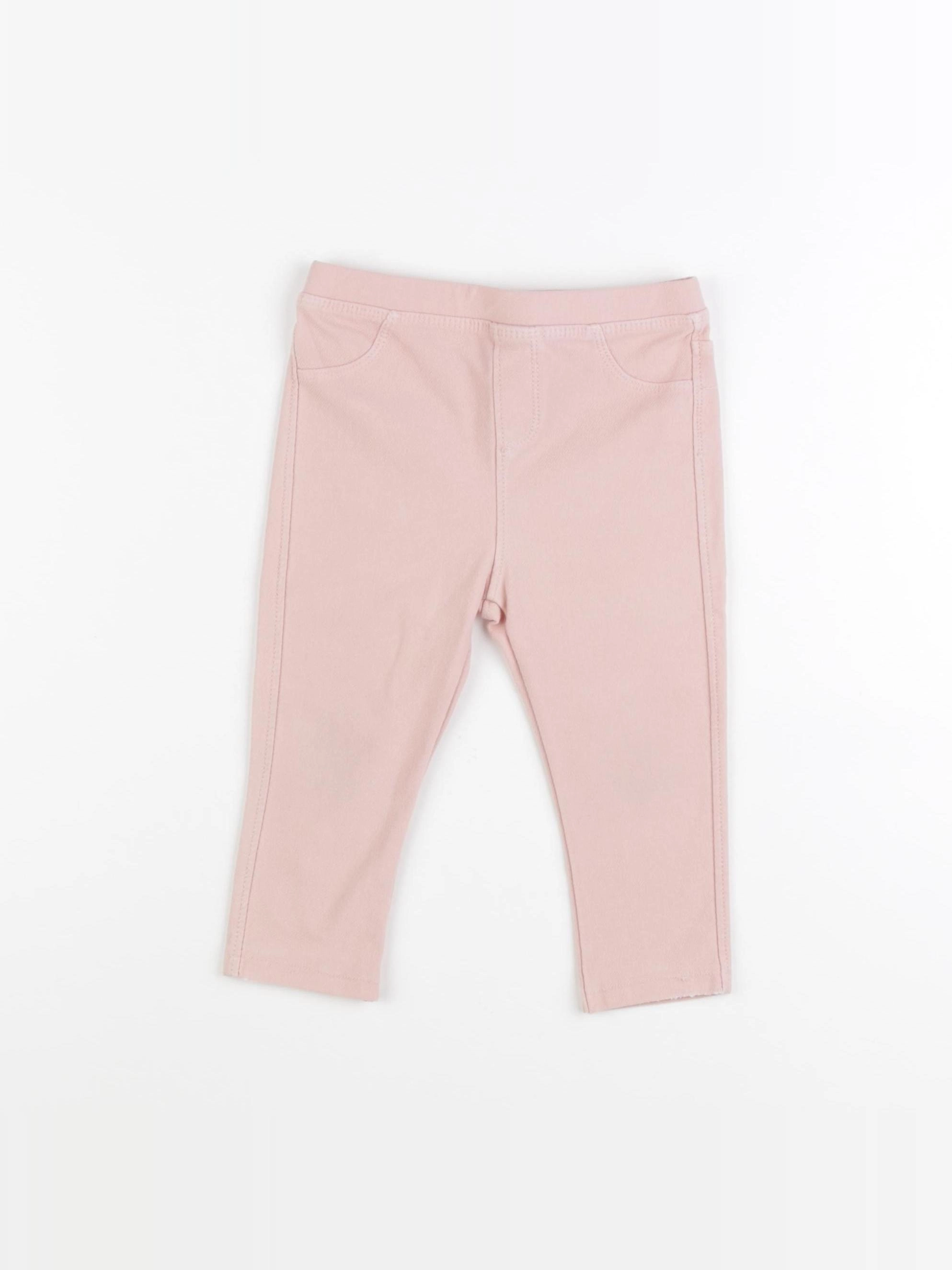 Zara - jegging rose - 12/18 mois