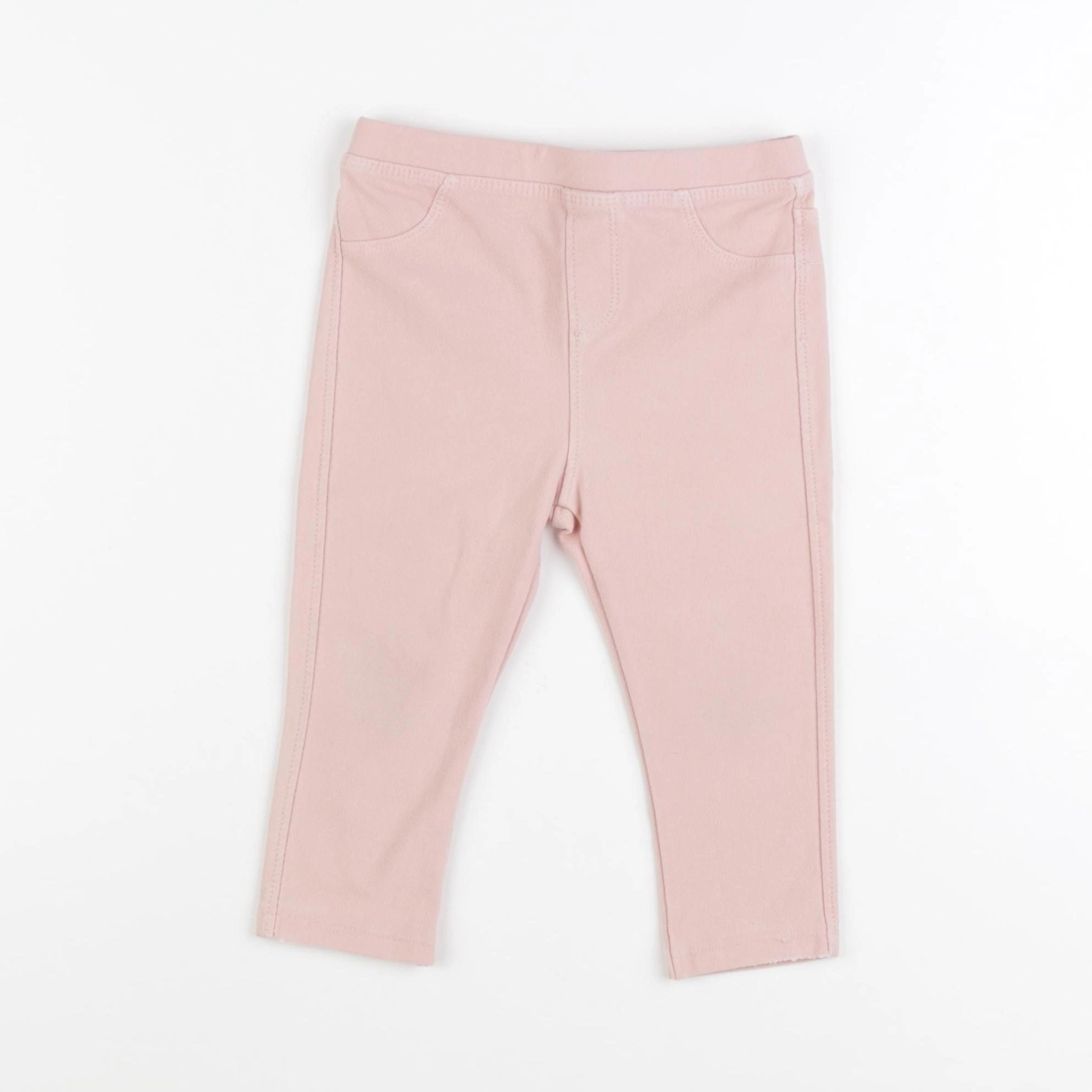 Zara - jegging rose - 12/18 mois